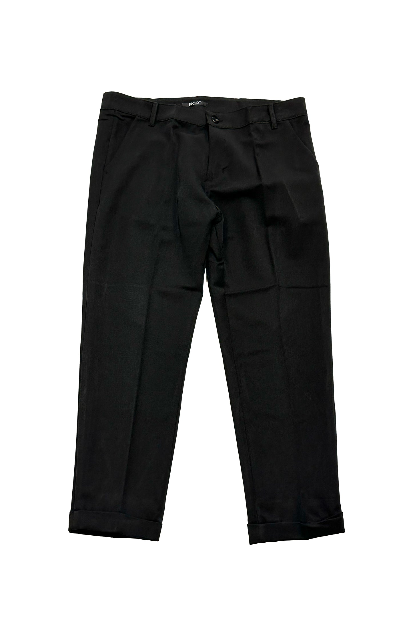 Pantalone sartoriale con risvolto cucito - Regular fit