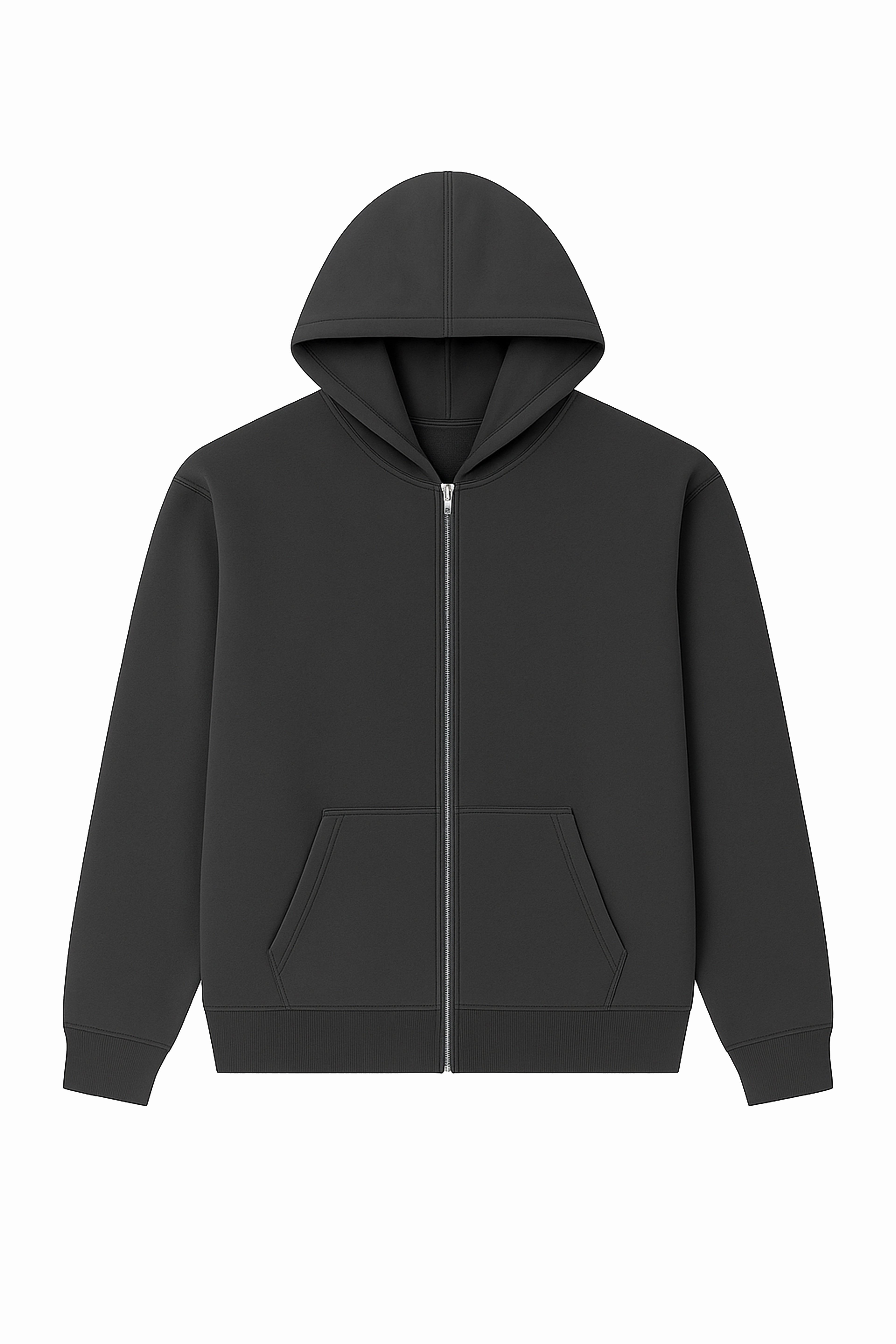 Felpa oversize con zip