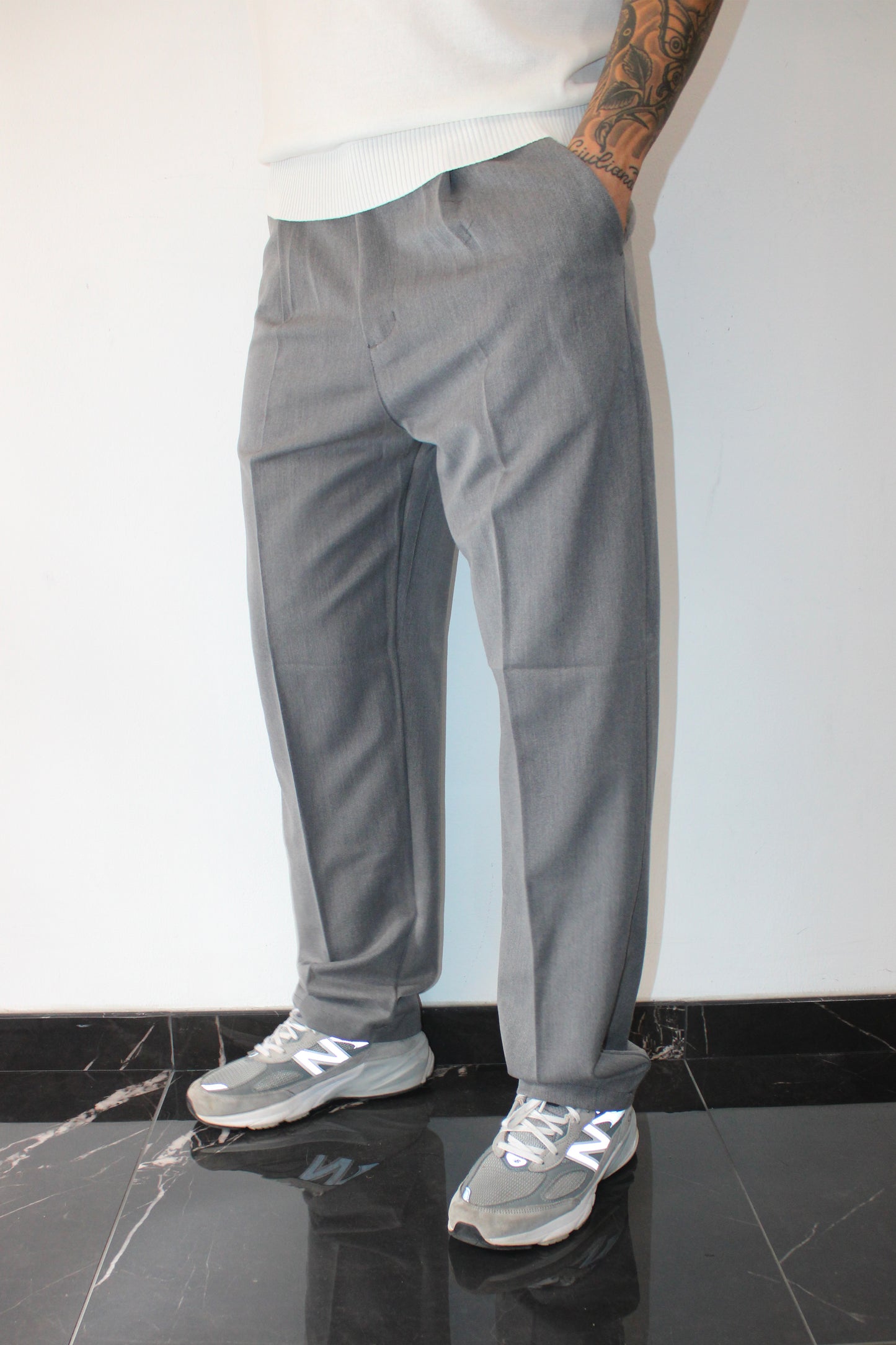 Pantalone sartoriale fondo morbido