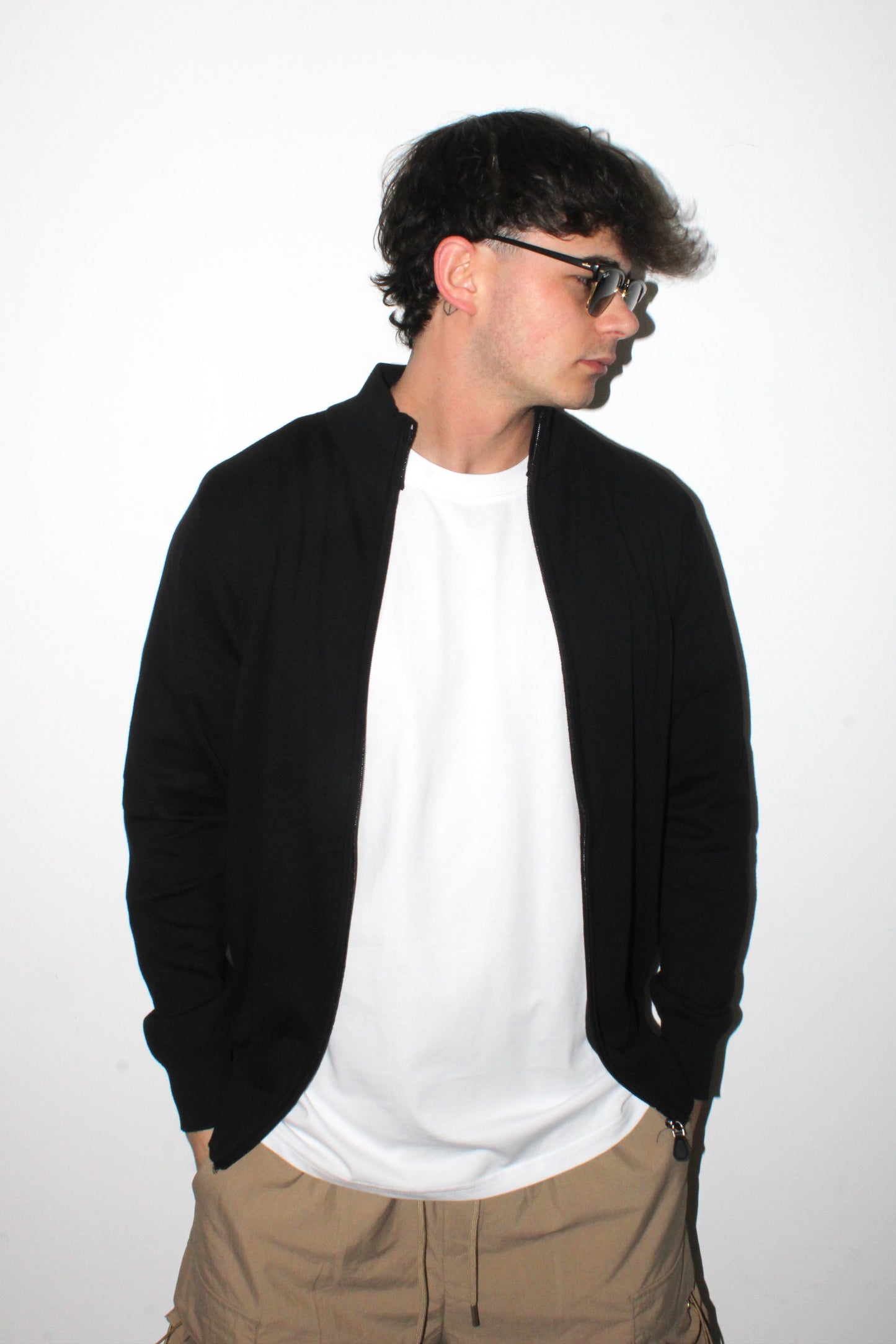 Maglione sartoriale con zip