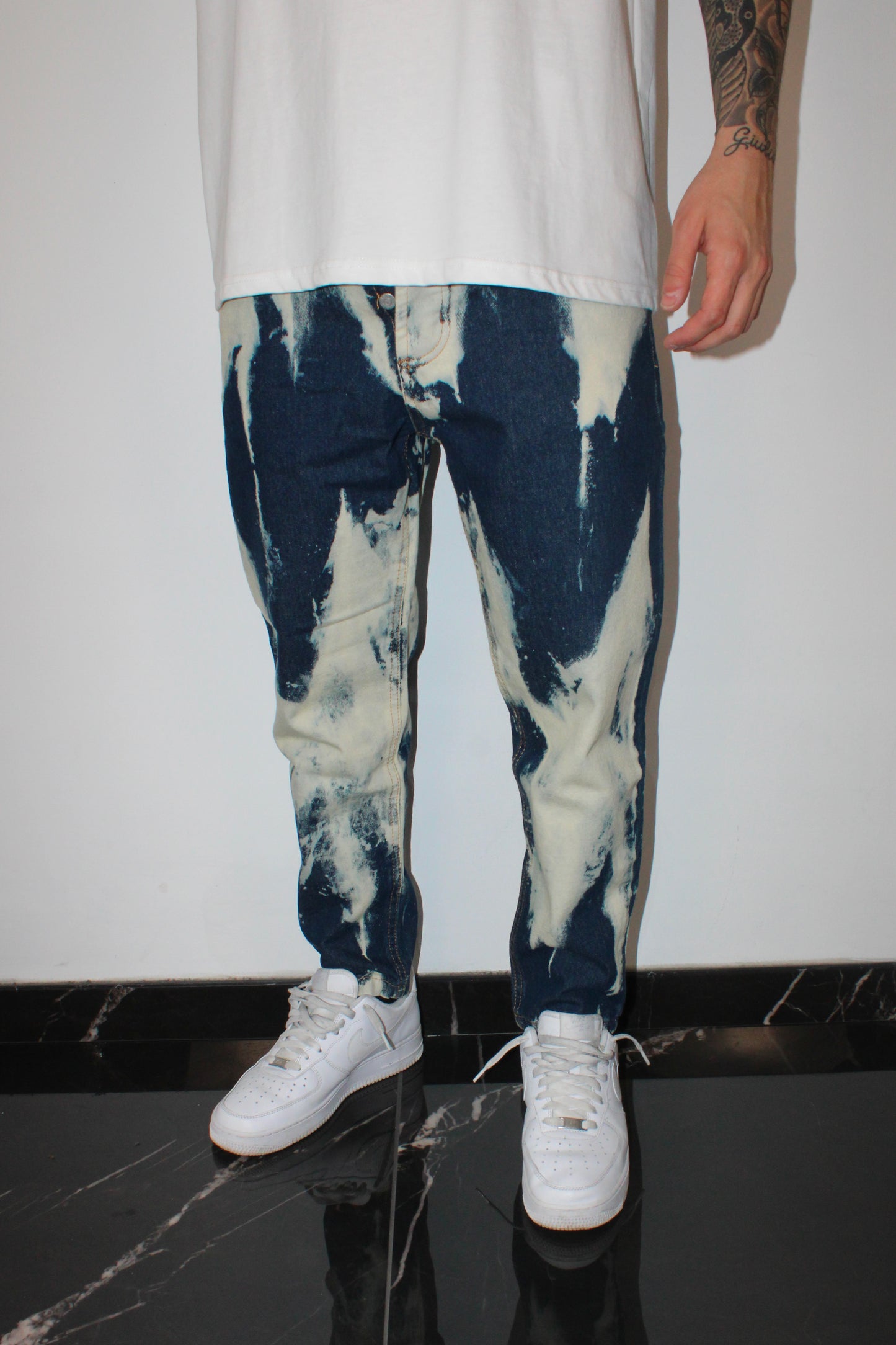 Jeans slavato slim fit