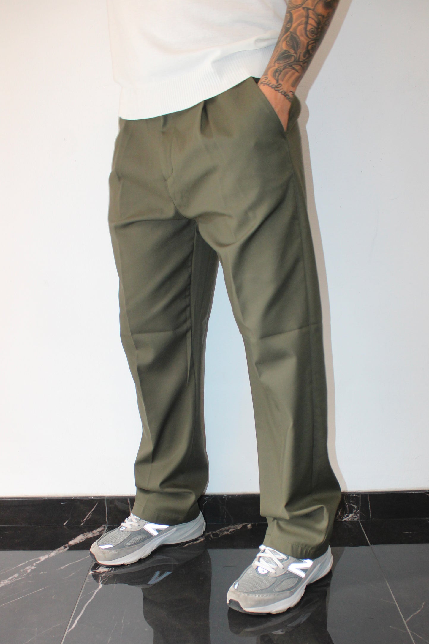 Pantalone sartoriale fondo morbido