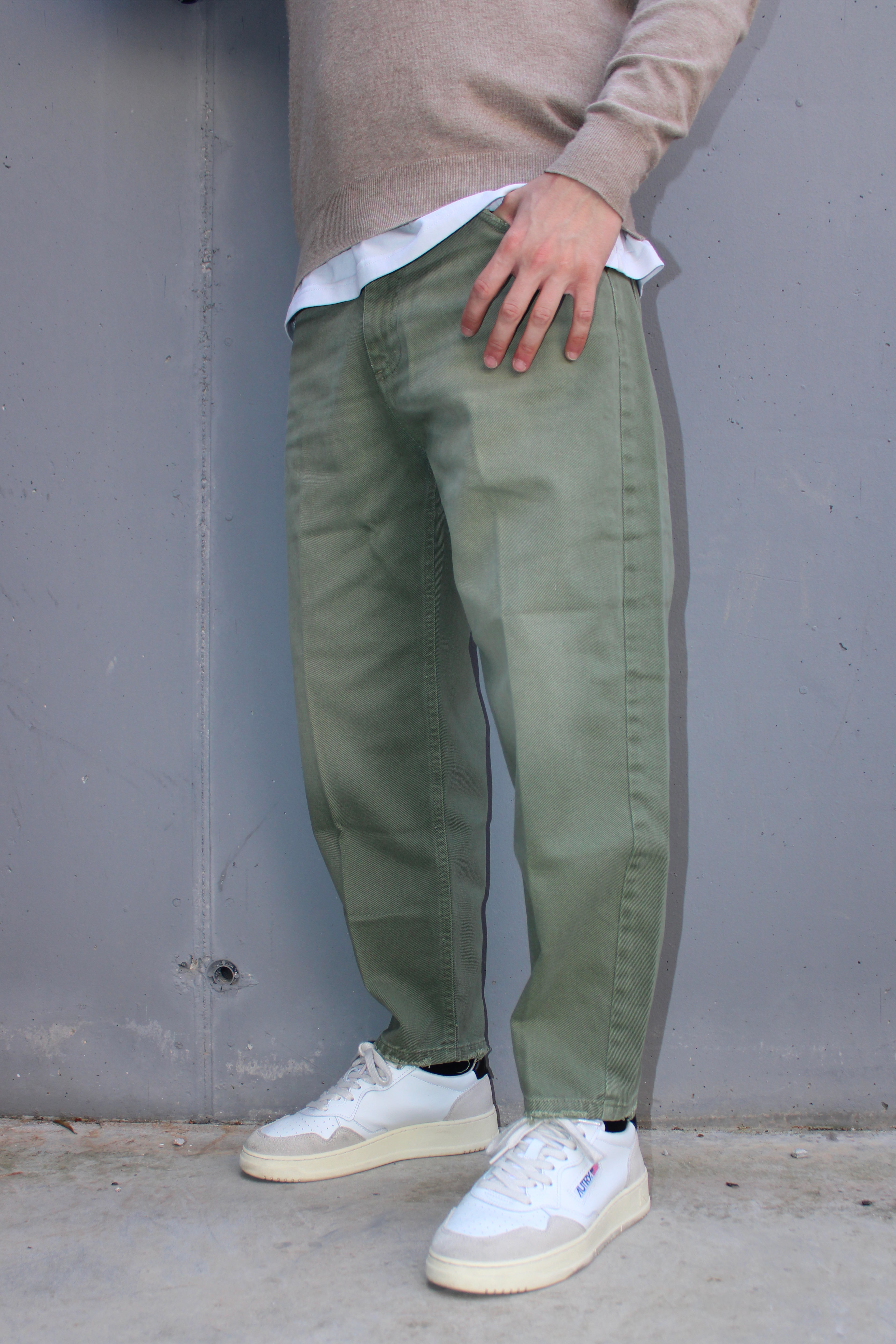 Jeans balloon fit con sfumature