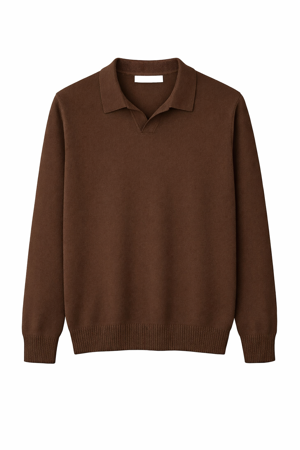 Polo strutturata manica lunga