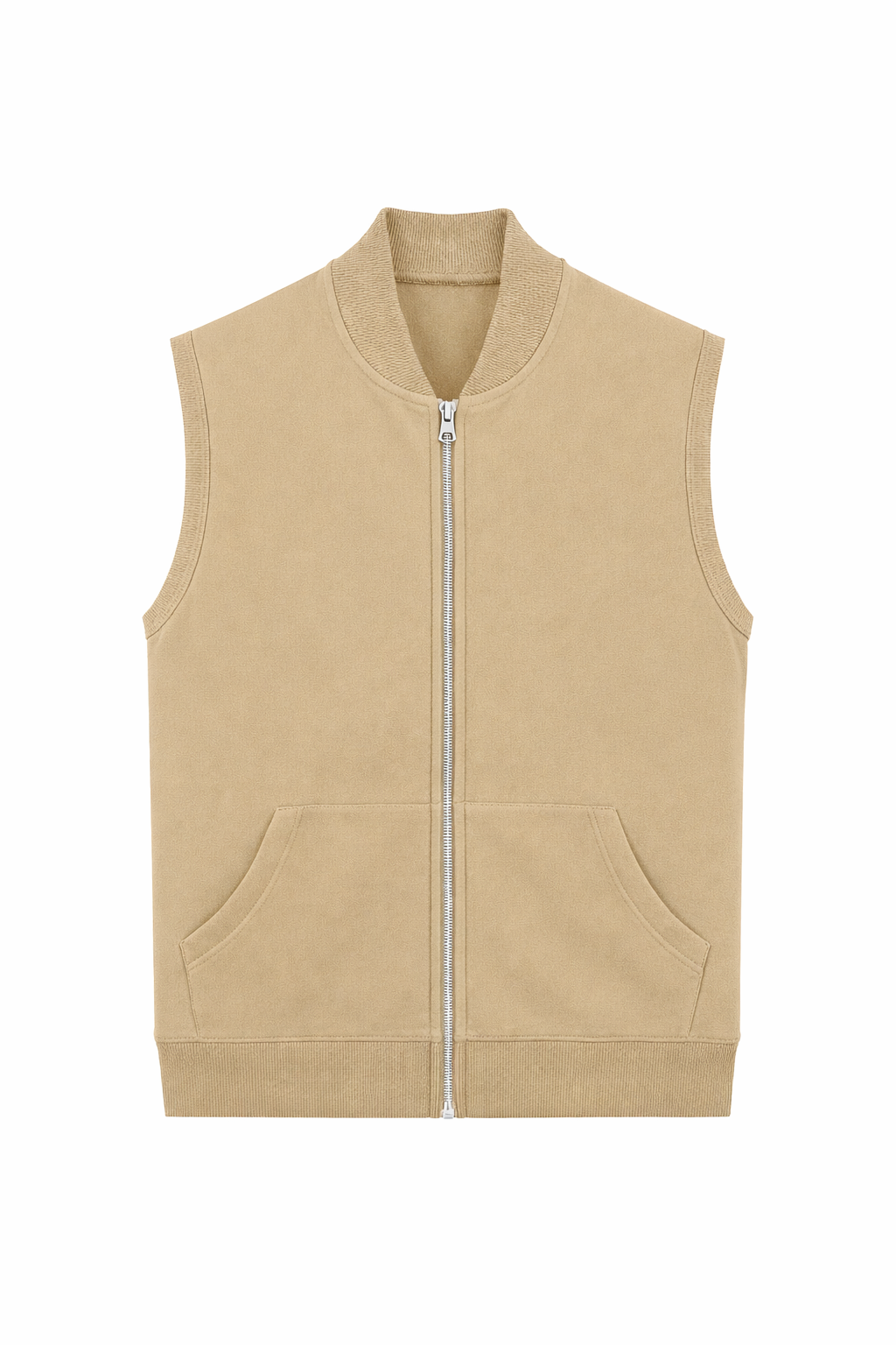 Gilet zip intera con tasche