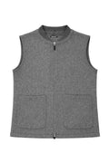 Gilet zip intera con tasche - 30% Lana