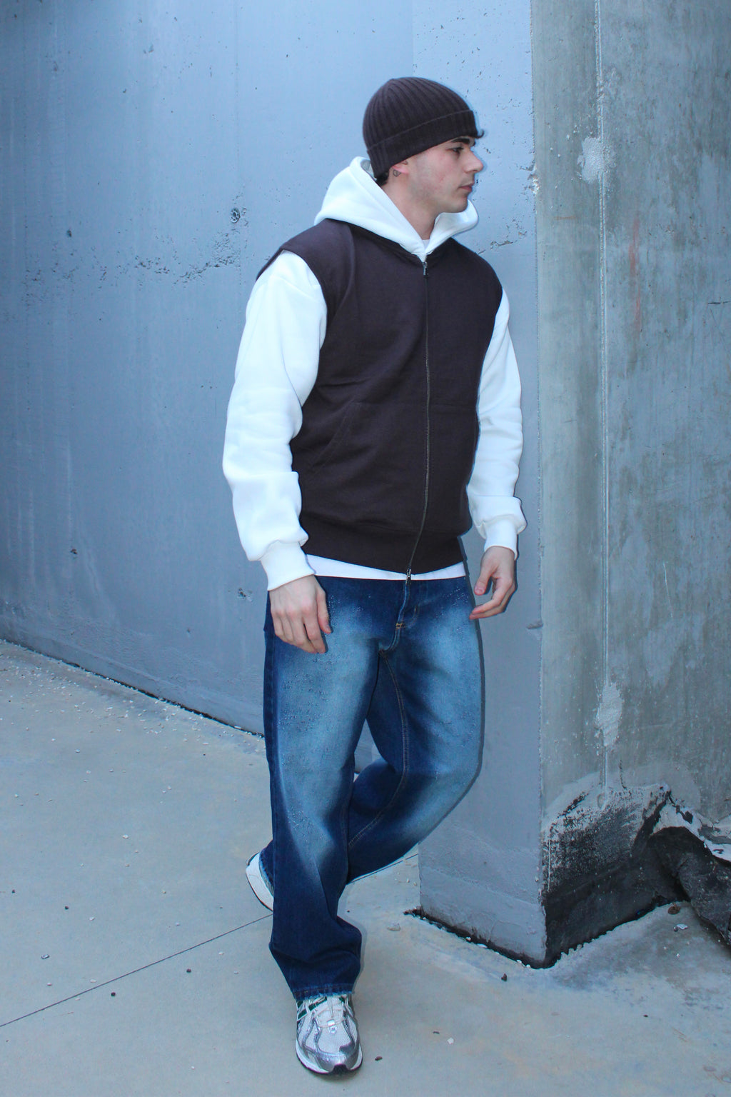 Jeans slavato loose fit