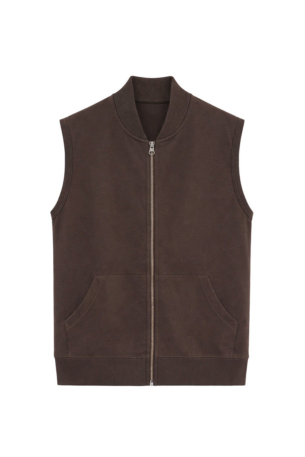 Gilet zip intera con tasche