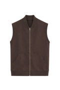 Gilet zip intera con tasche