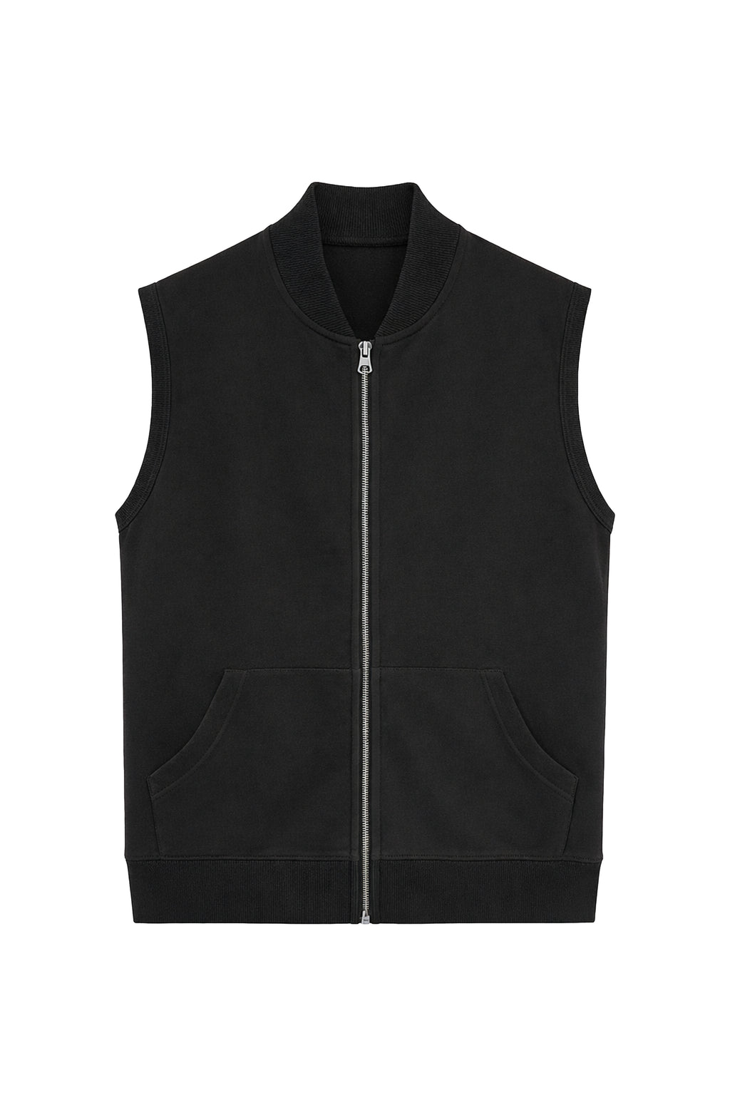 Gilet zip intera con tasche