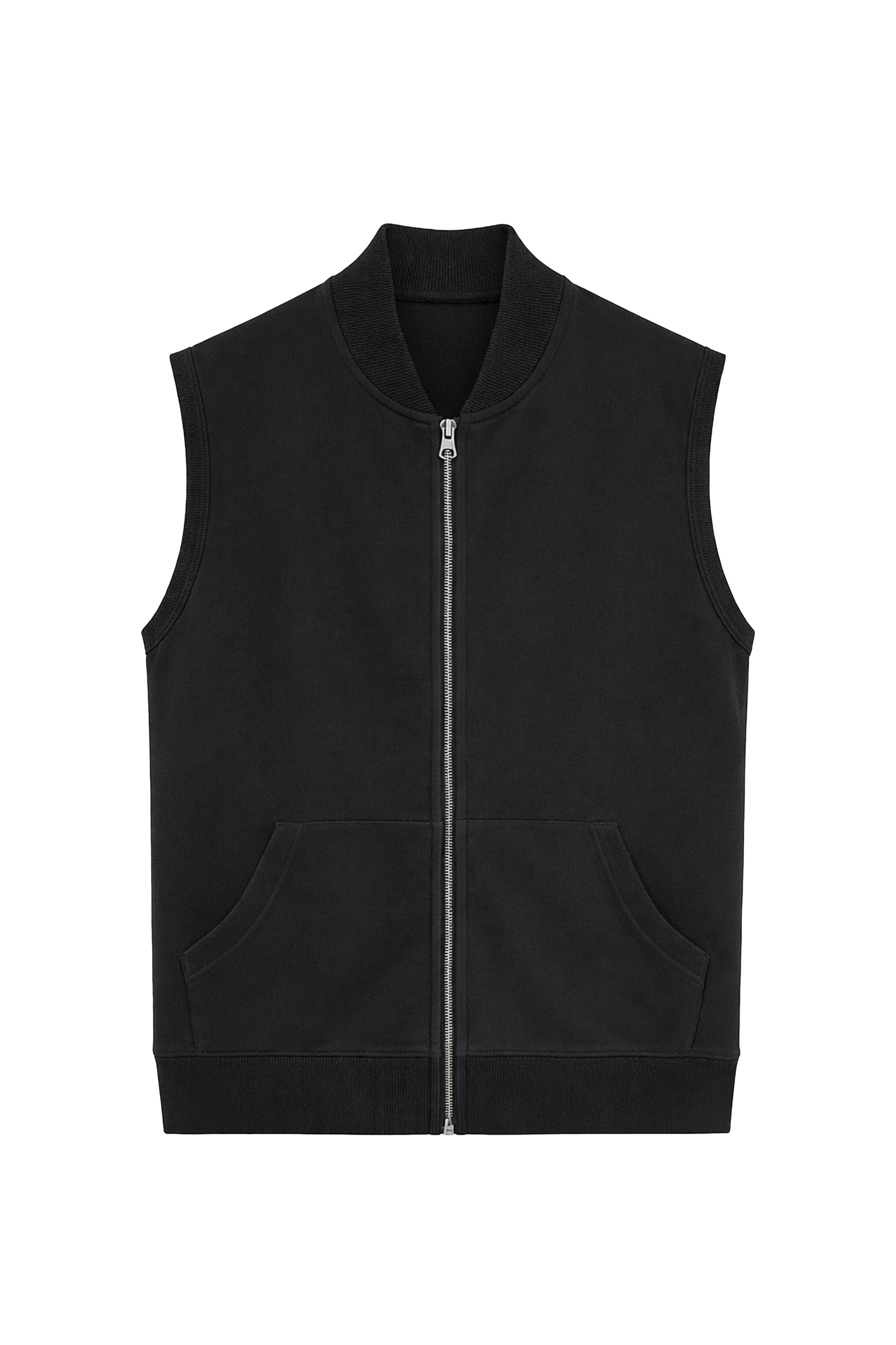 Gilet zip intera con tasche