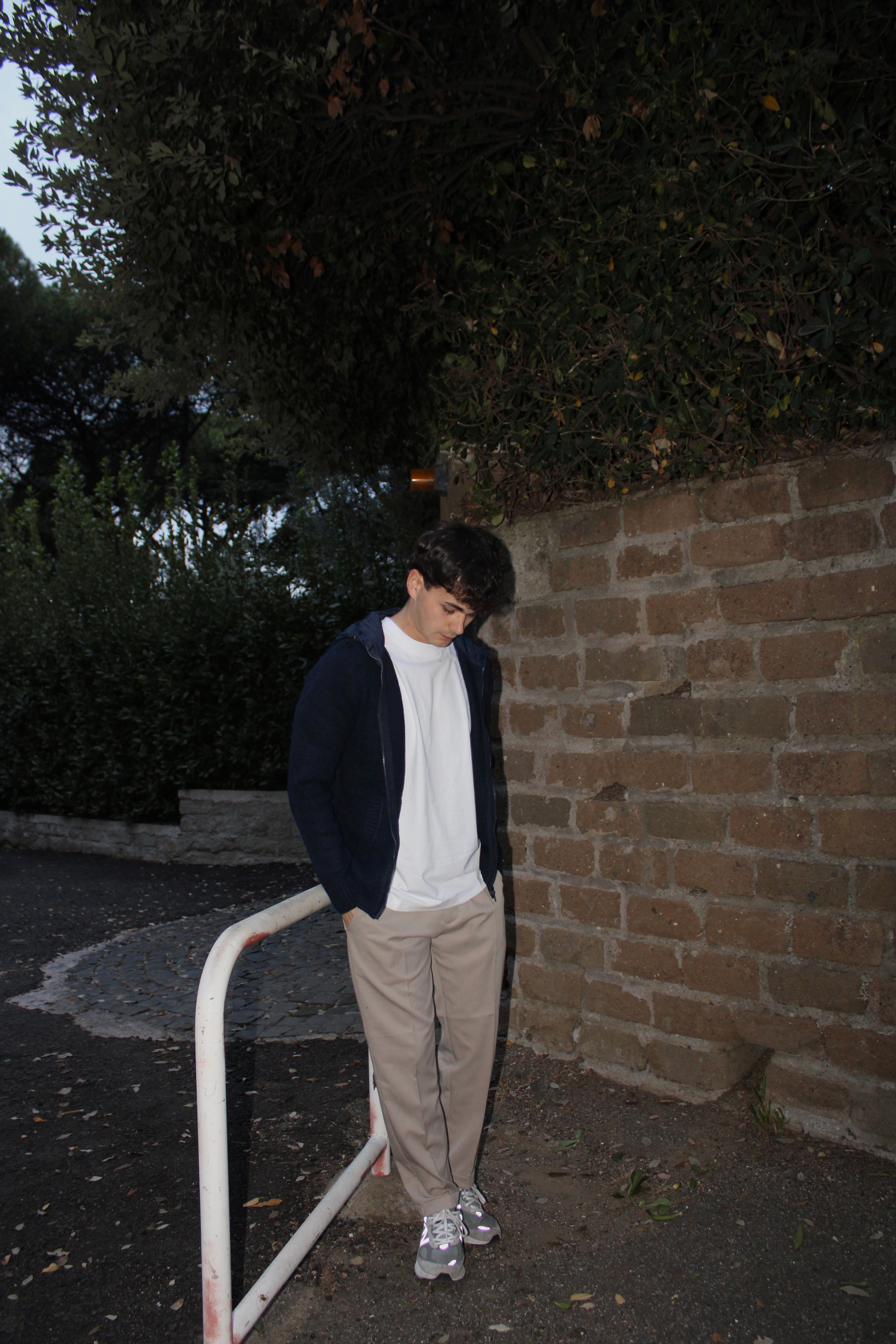 Pantalone sartoriale con risvolto cucito - Regular fit