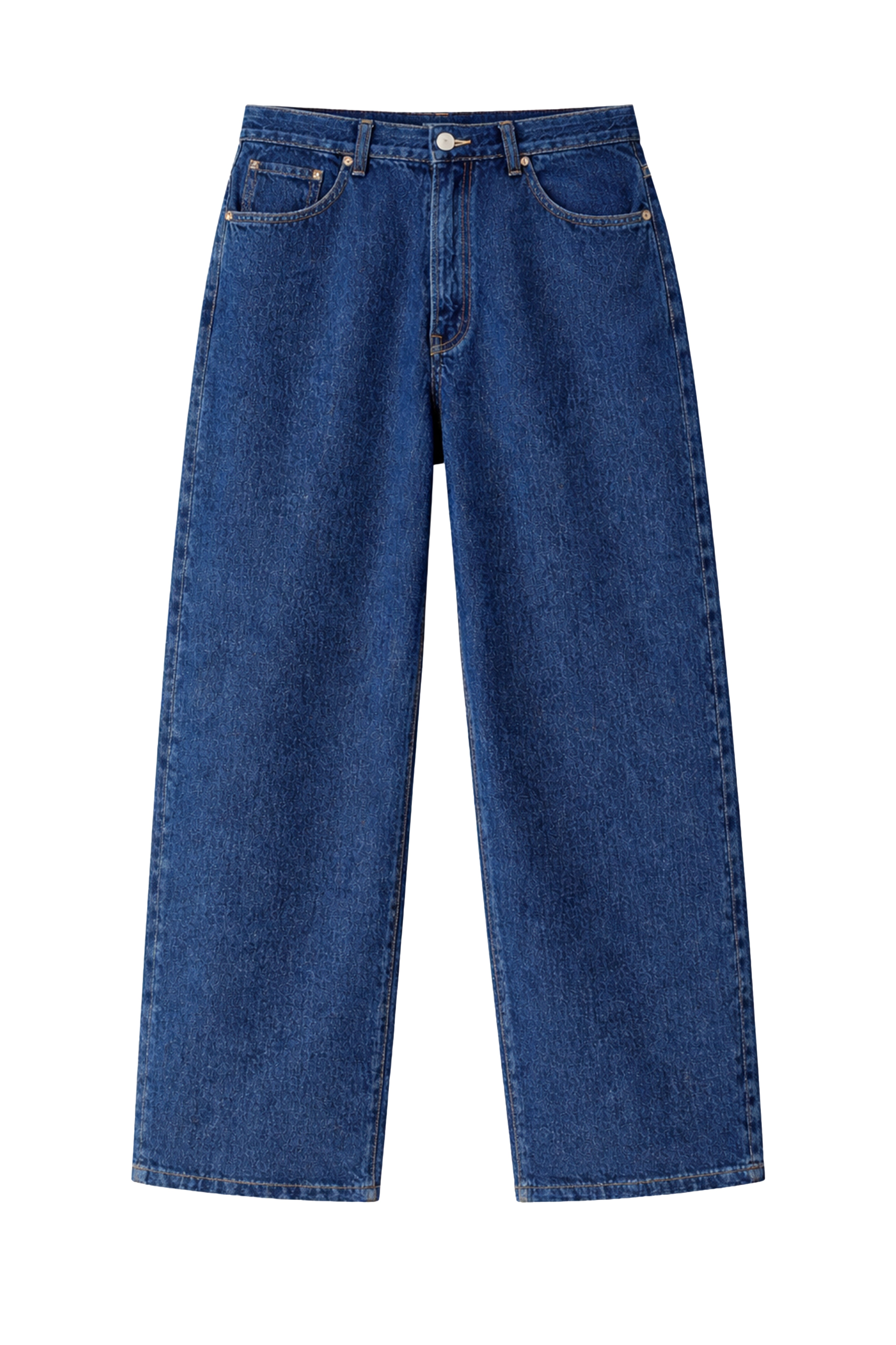 Jeans baggy denim scuro