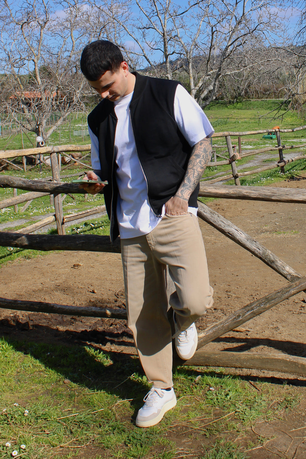 Jeans balloon fit con sfumature