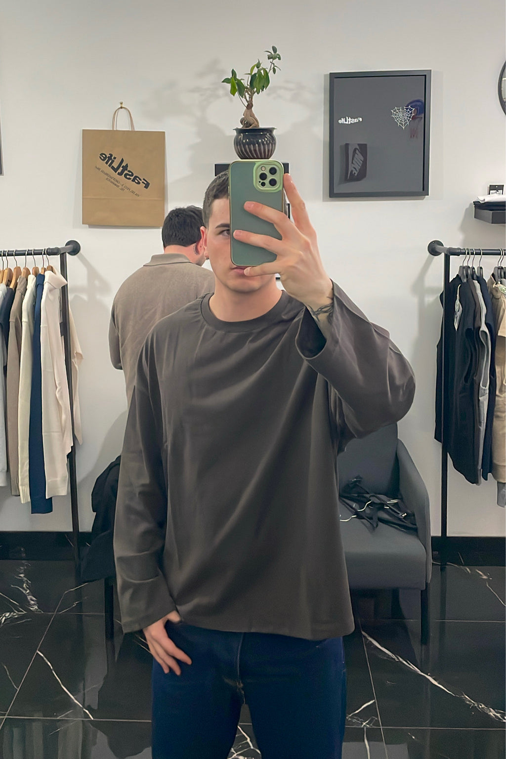 Maglia longsleeve cropped