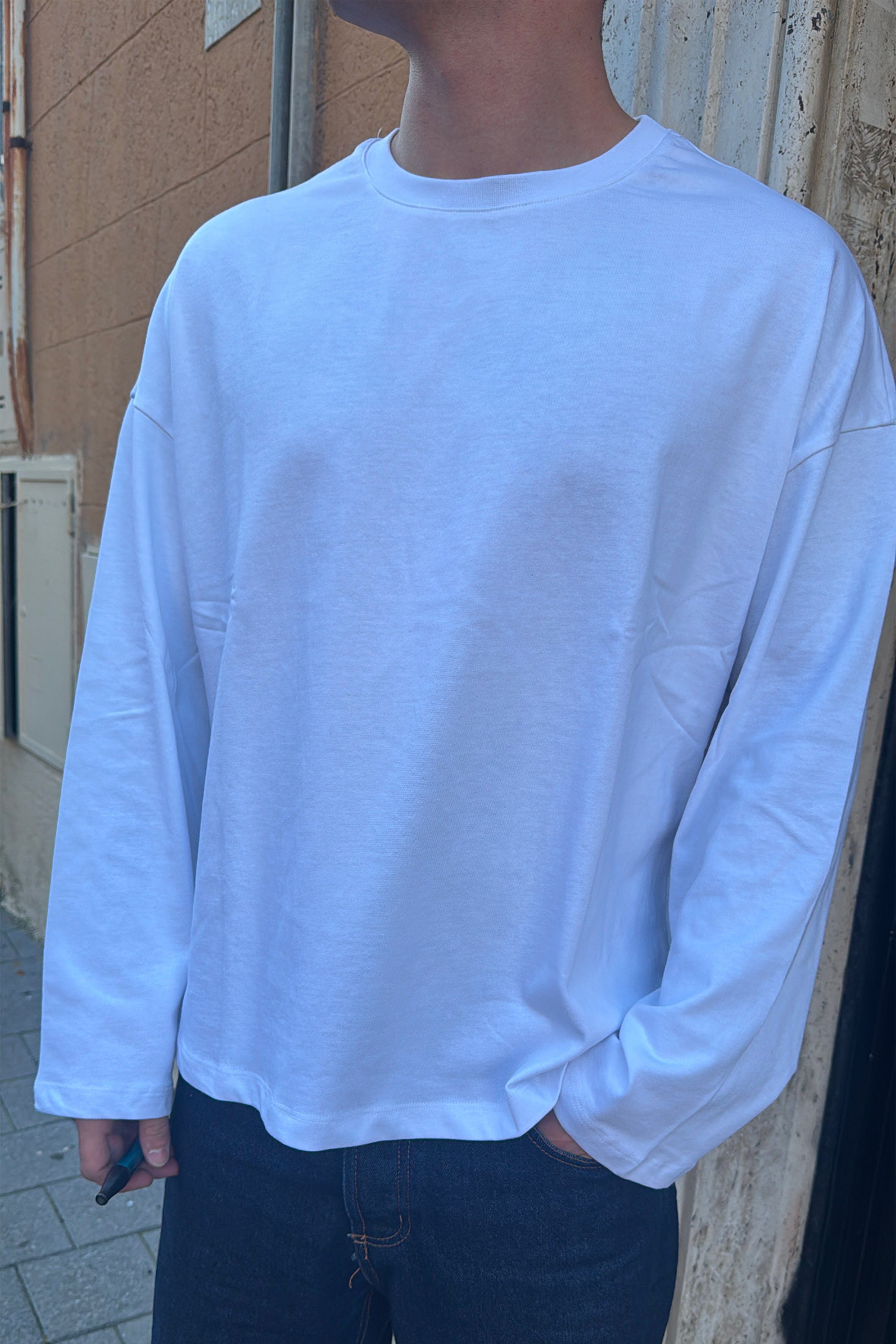 Maglia longsleeve cropped