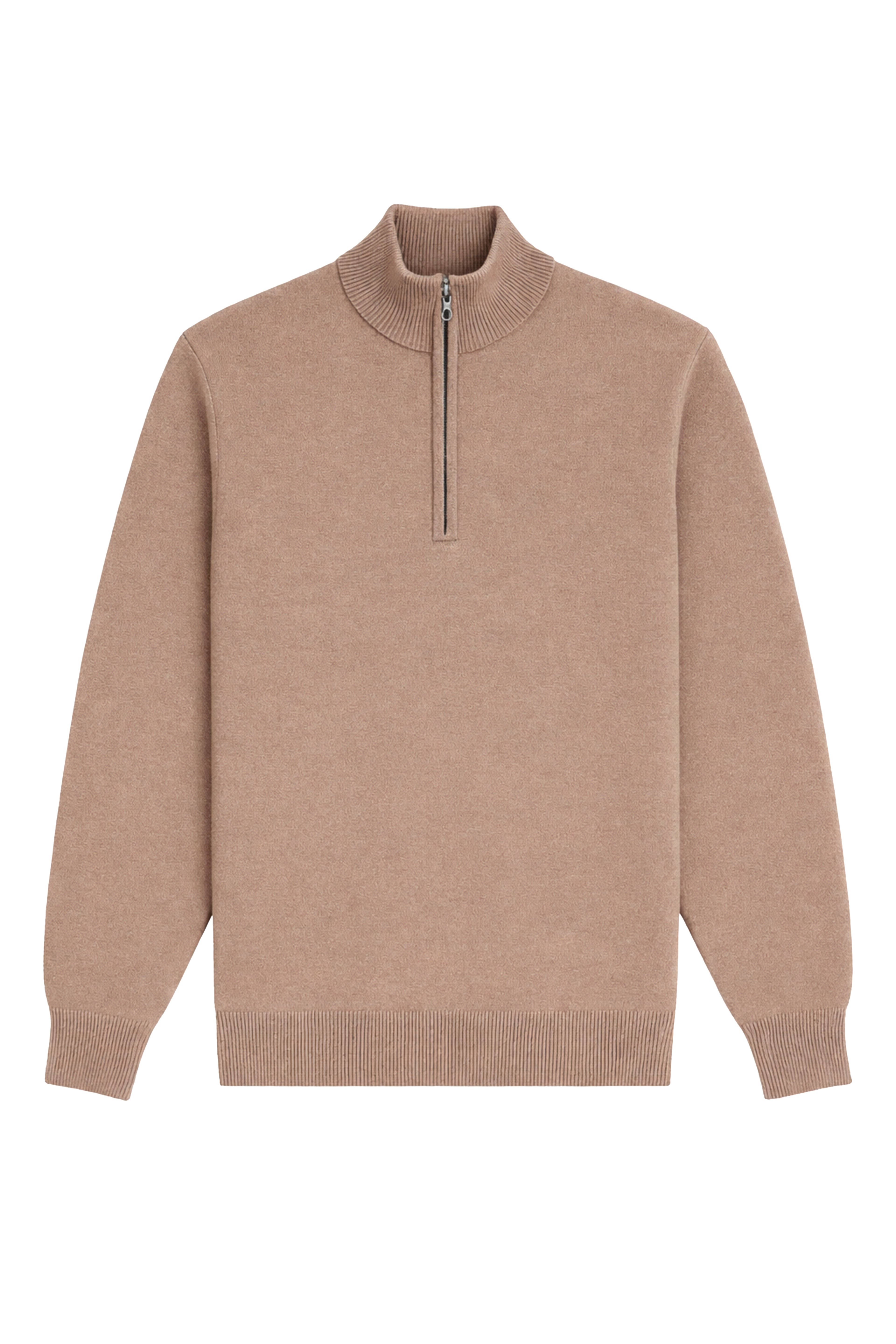 Maglioncino a collo alto mezza zip