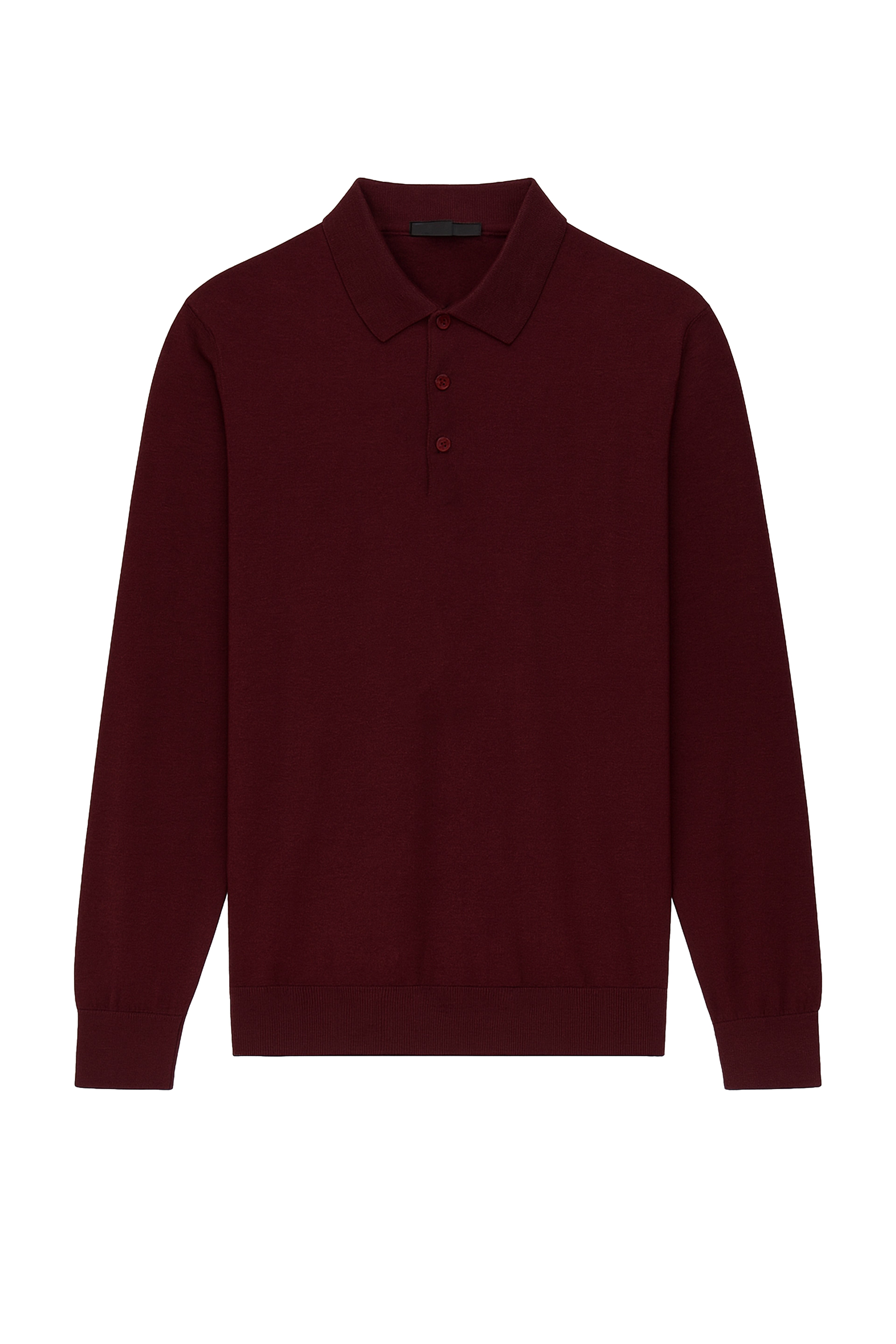 Polo manica lunga con bottoni