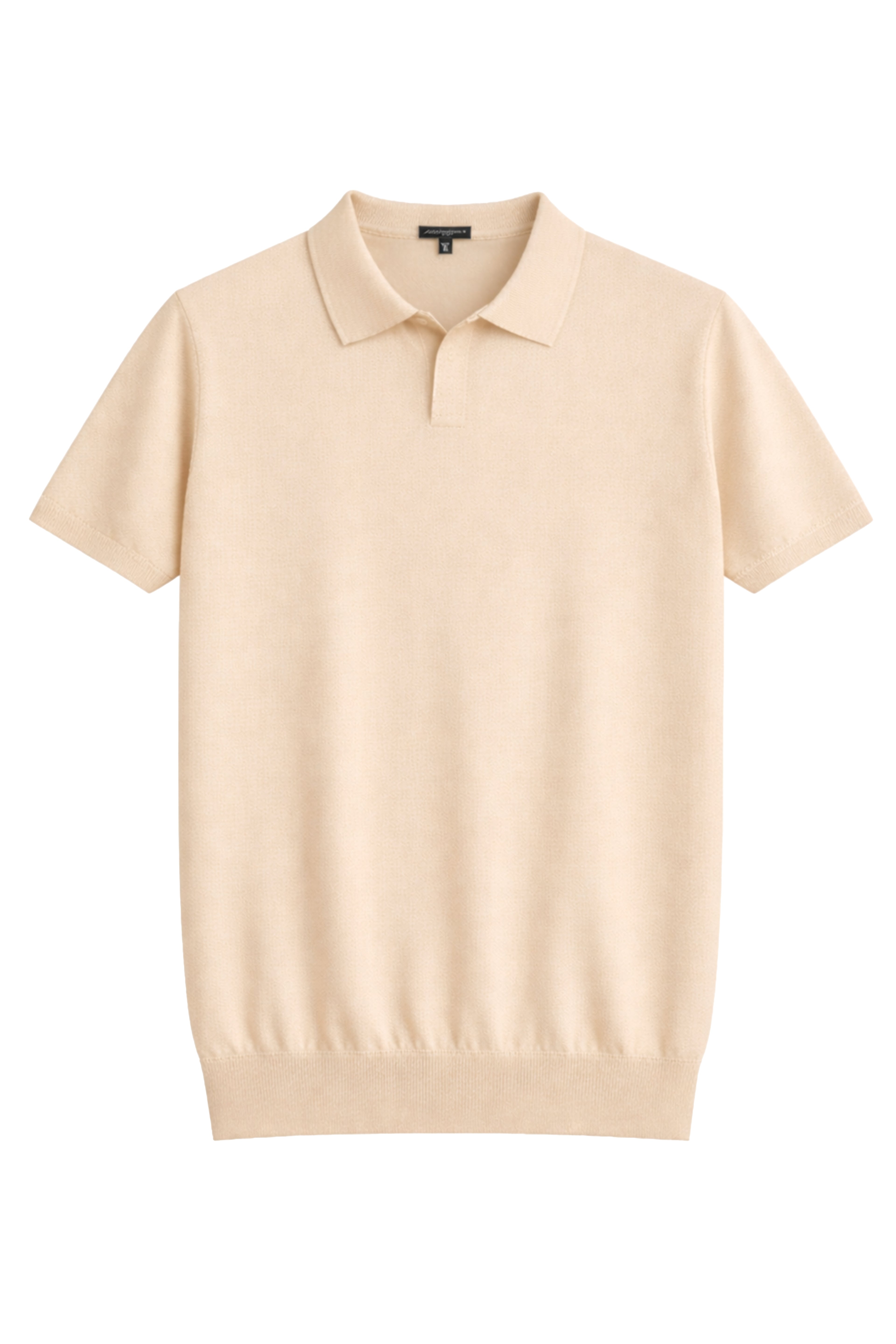 Polo strutturata a maniche corte - 100% cotone