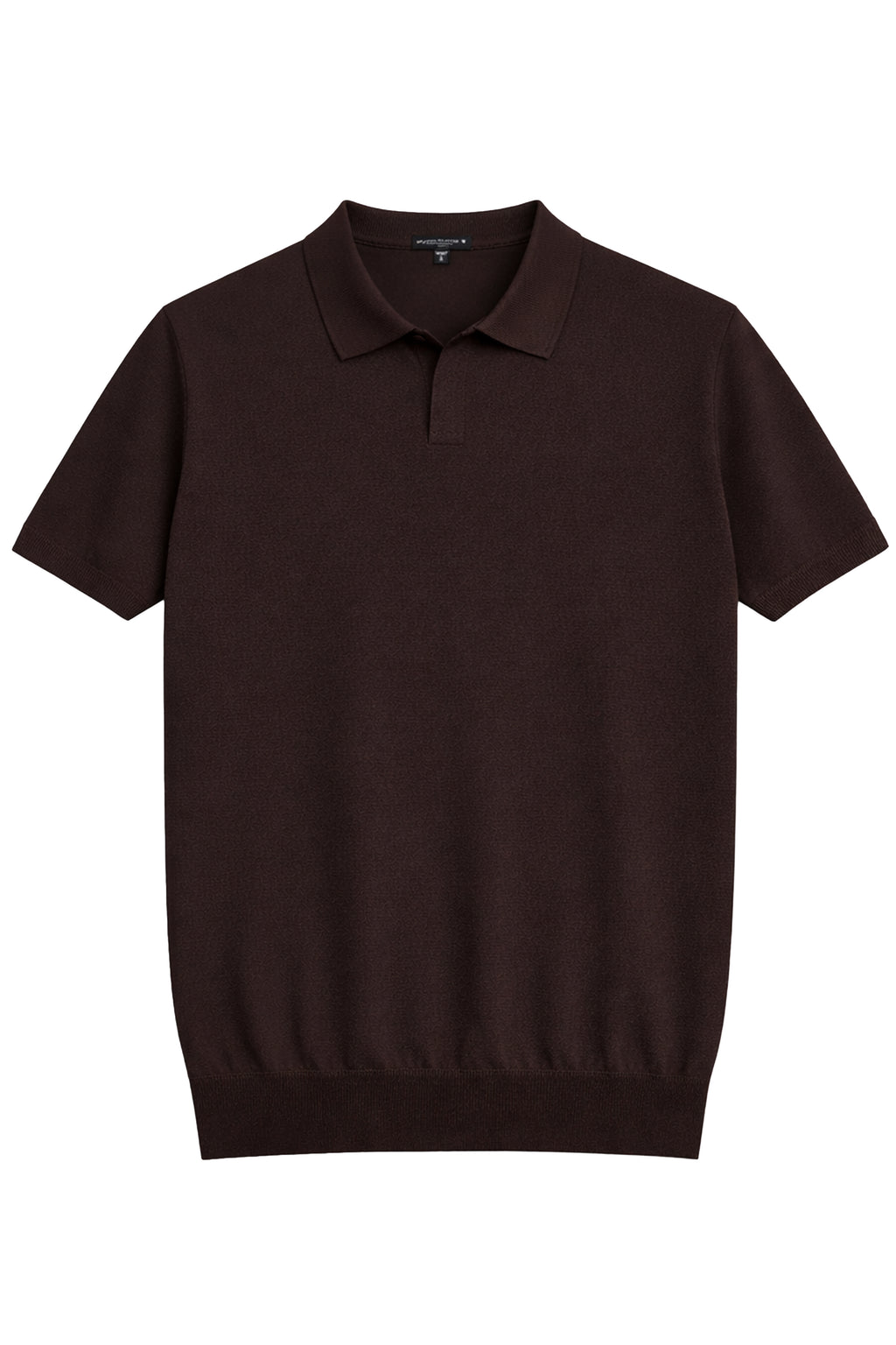 Polo strutturata a maniche corte - 15% seta