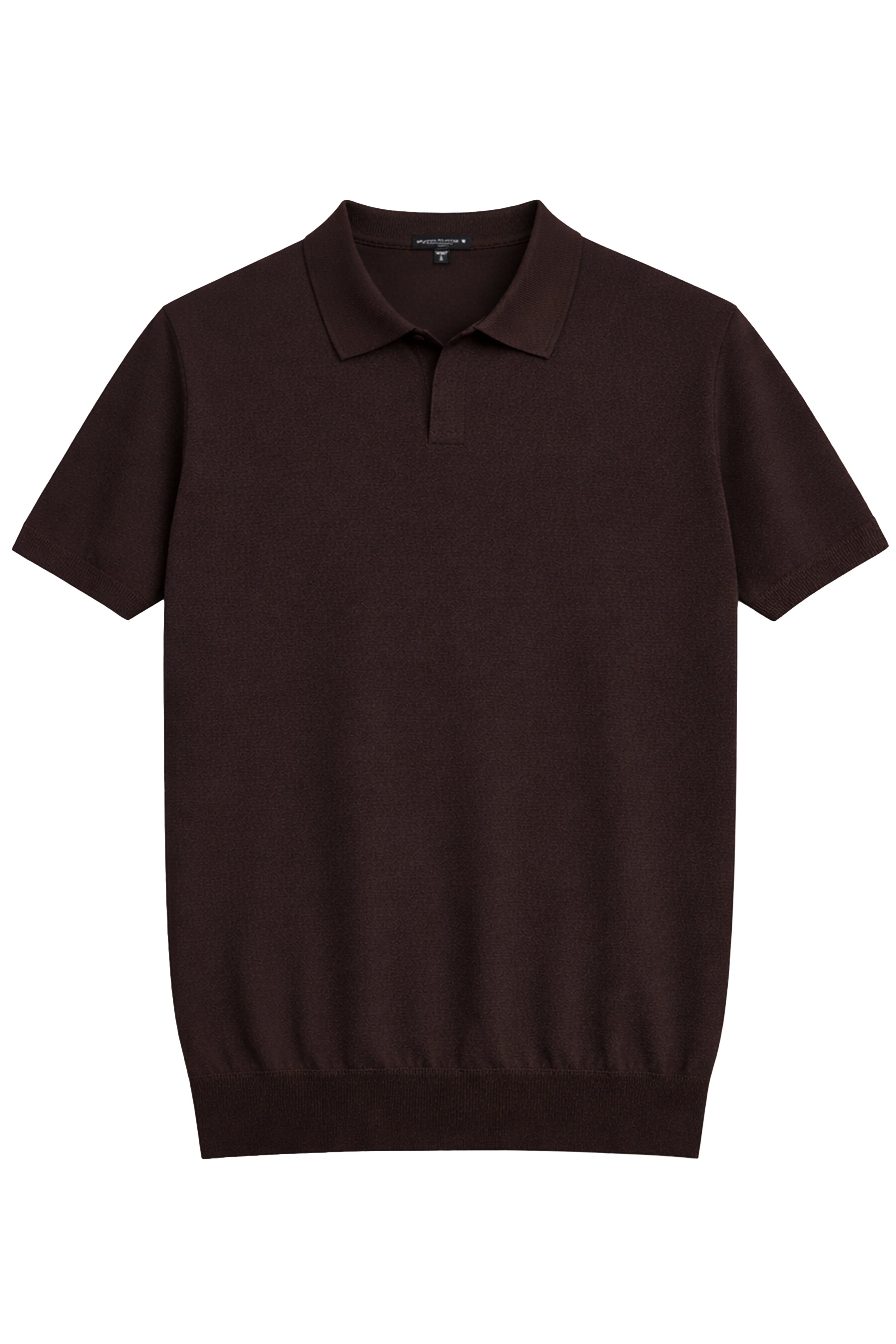 Polo strutturata a maniche corte - 15% seta