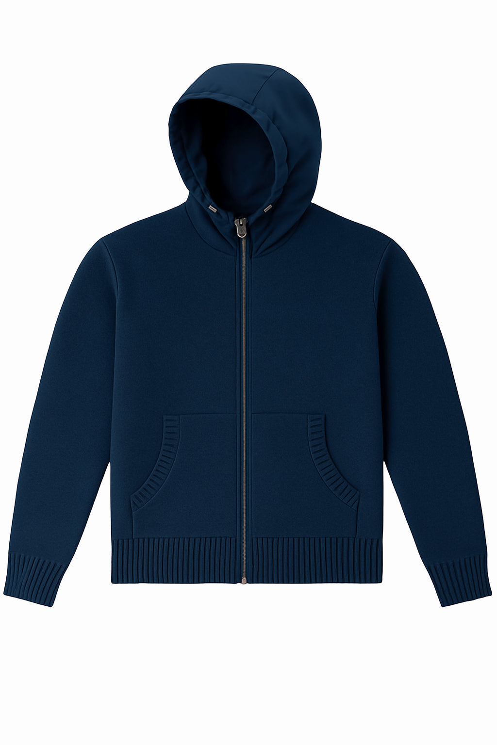 Giacca in maglia con cappuccio