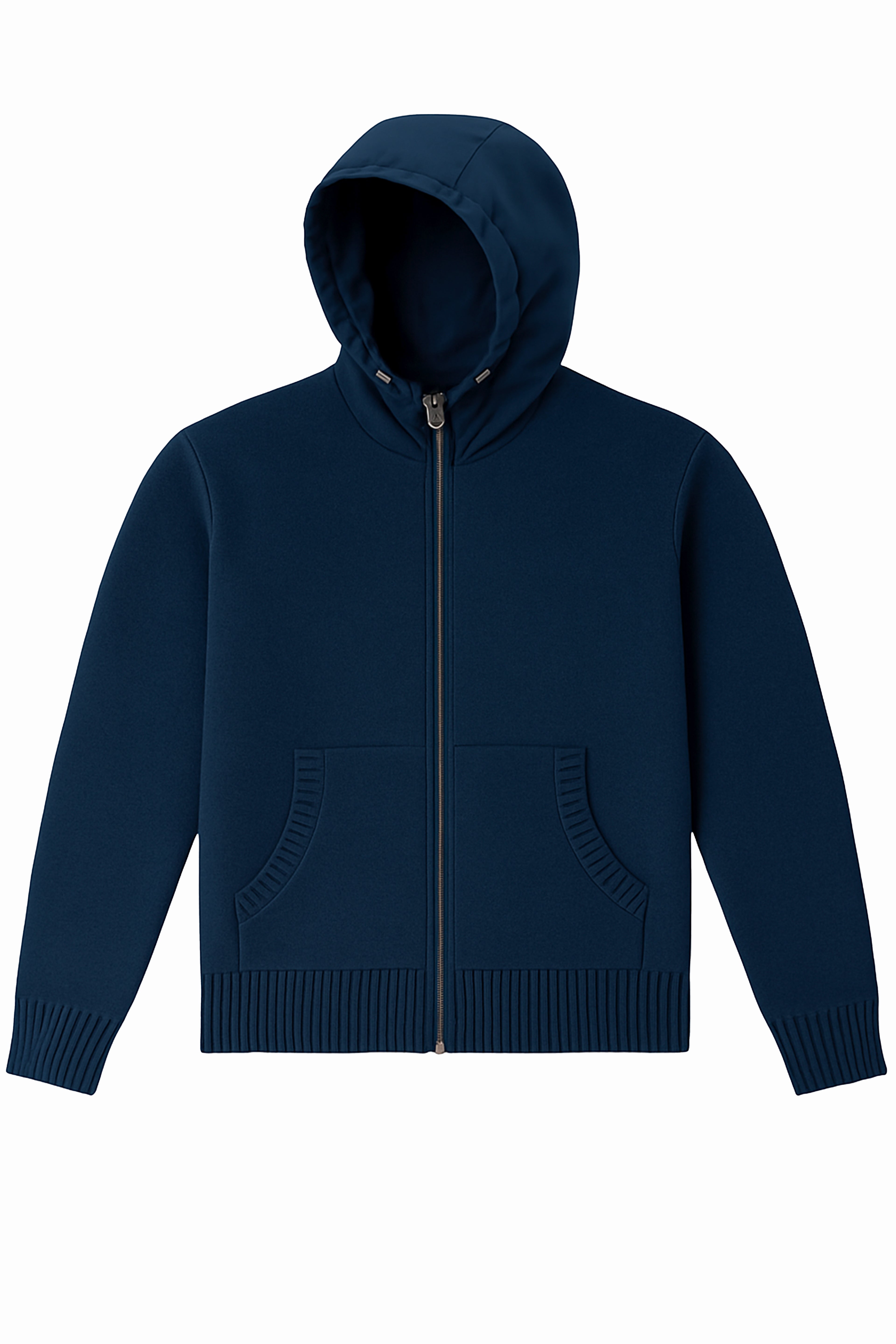 Giacca in maglia con cappuccio