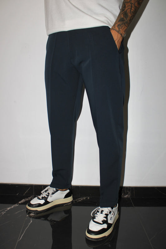 Pantalone sartoriale con risvolto cucito - Regular fit