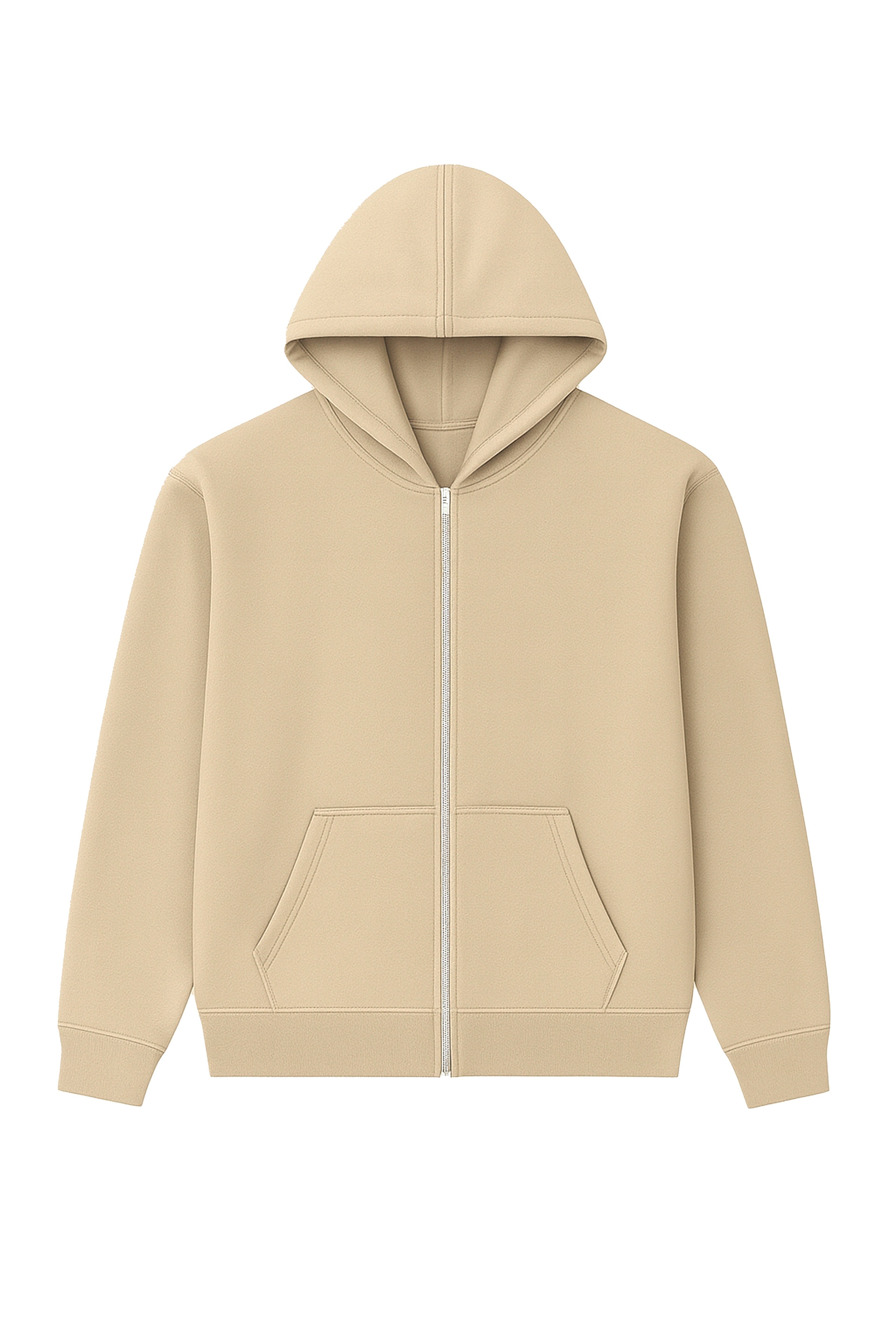 Felpa oversize con zip