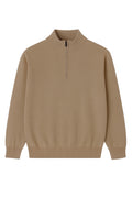 Maglioncino a collo alto mezza zip - Cashmere 10%