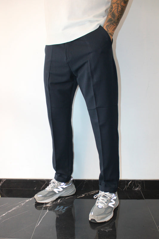 Pantalone sartoriale con risvolto cucito - Regular fit