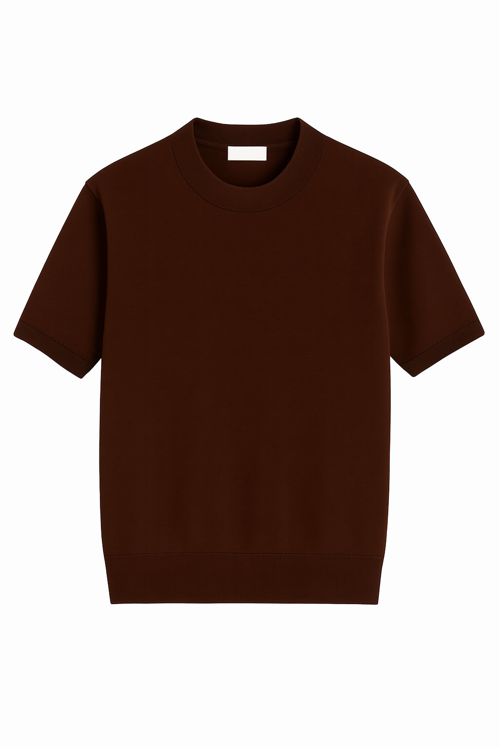 Maglia sartoriale filo di scozia a collo alto