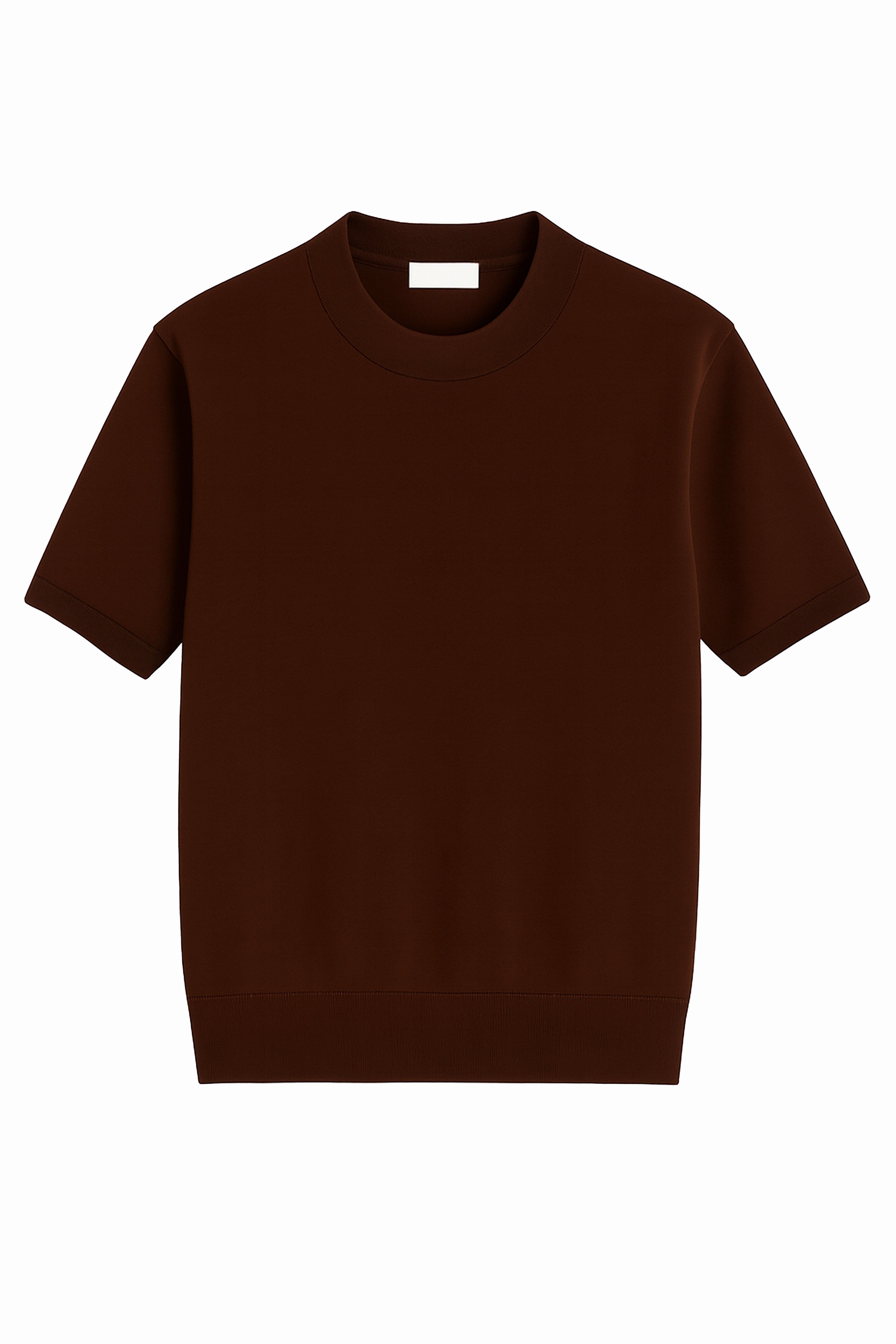 Maglia sartoriale filo di scozia a collo alto