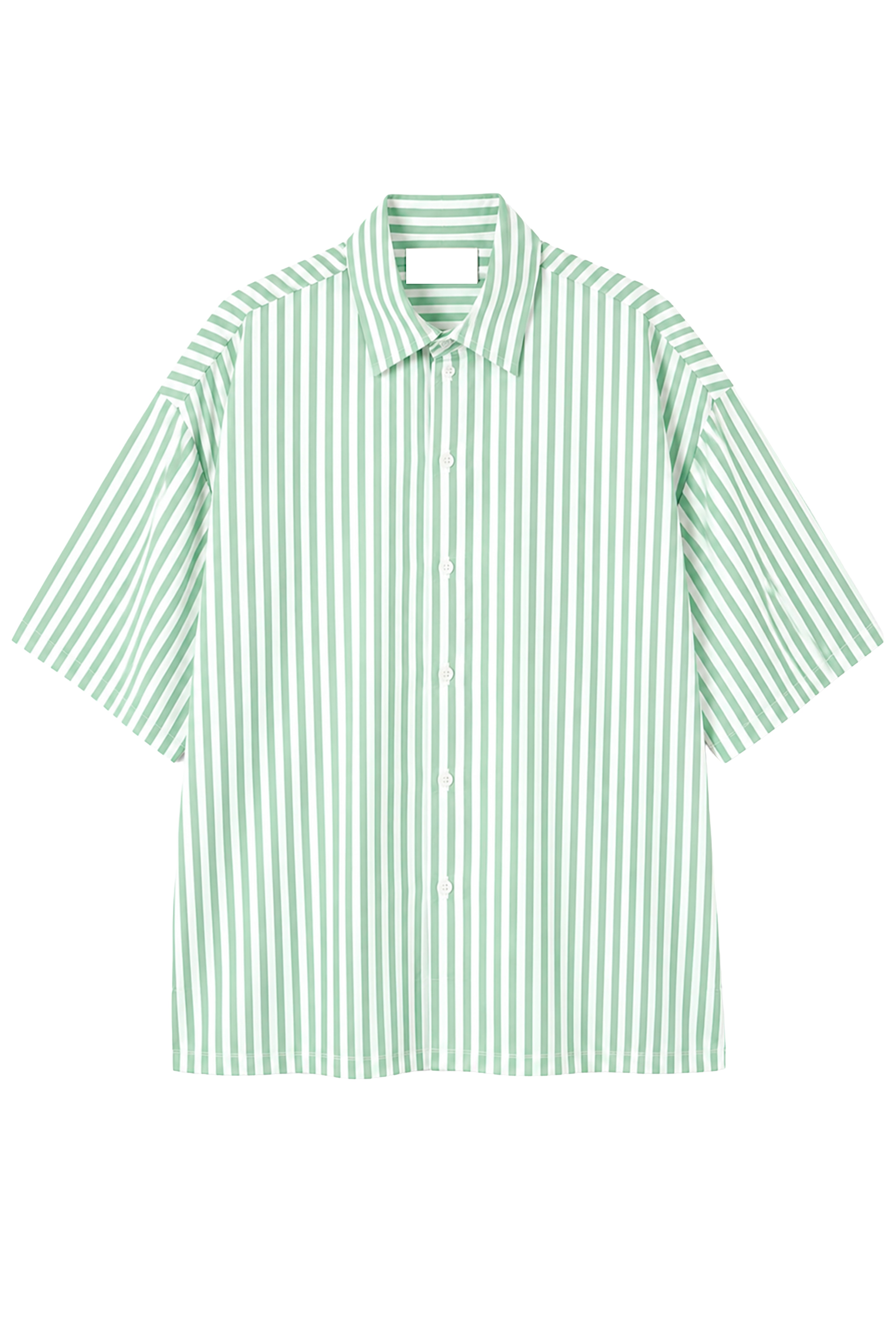 Camicia a righe cropped