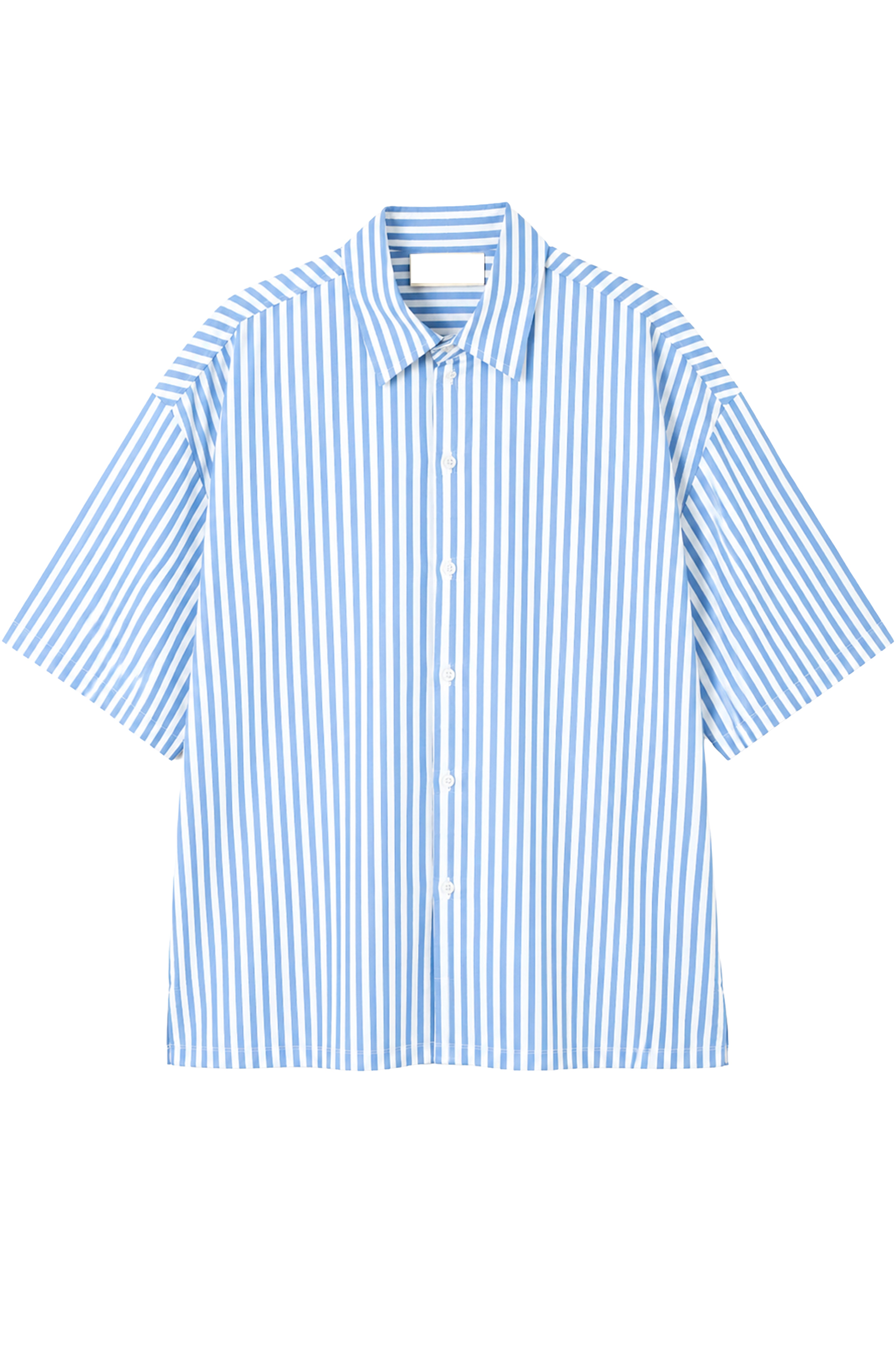 Camicia a righe cropped