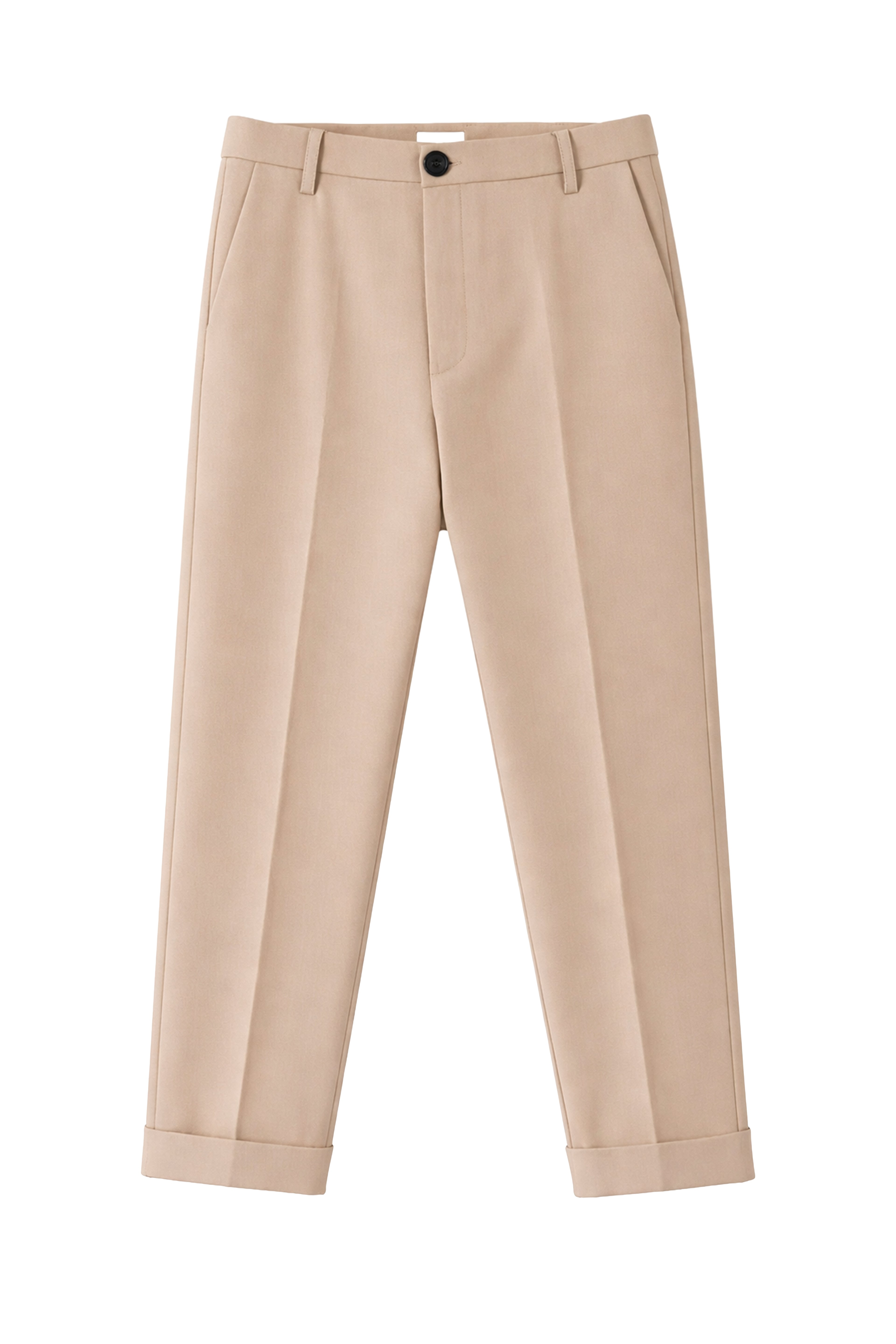Pantalone con risvolto cucito - Regular fit