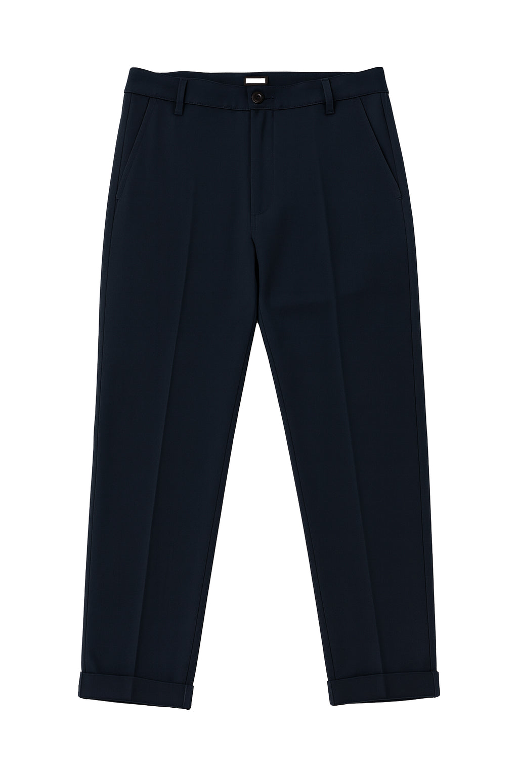 Pantalone sartoriale con risvolto cucito - Regular fit