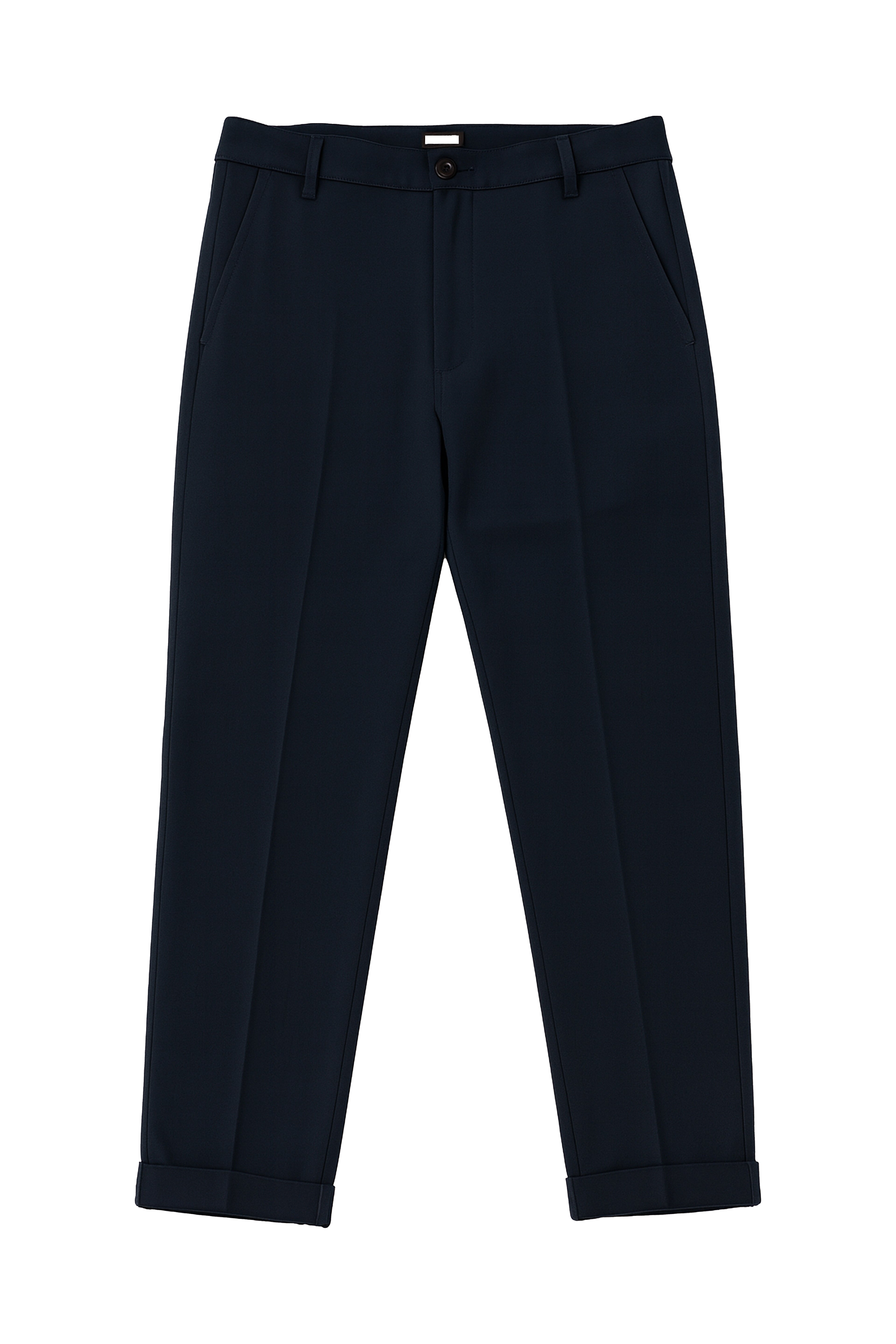 Pantalone sartoriale con risvolto cucito - Regular fit