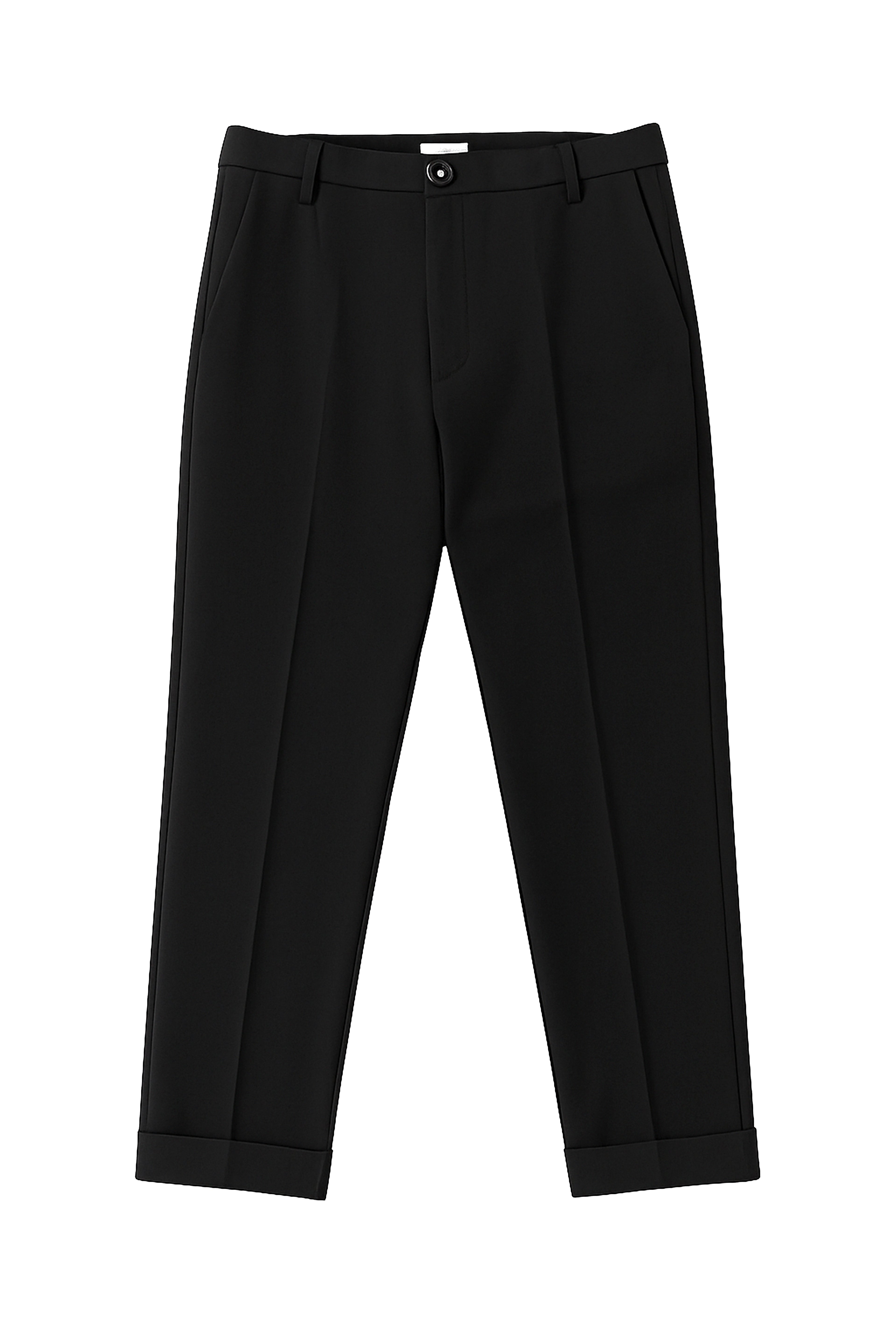 Pantalone sartoriale con risvolto cucito - Regular fit