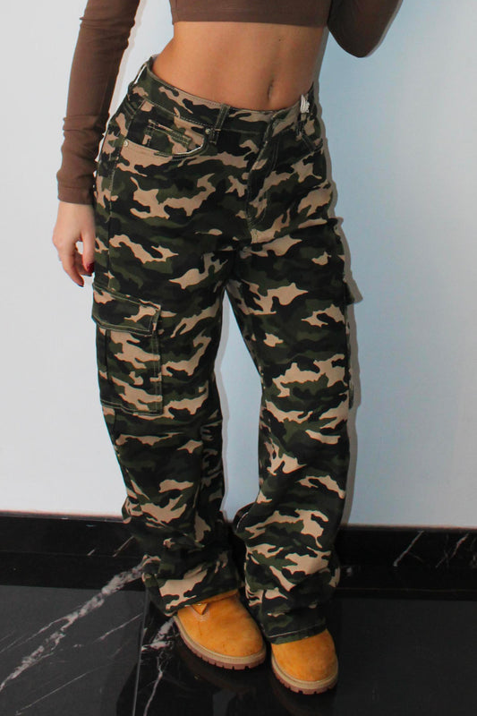 Pantalone cargo militare