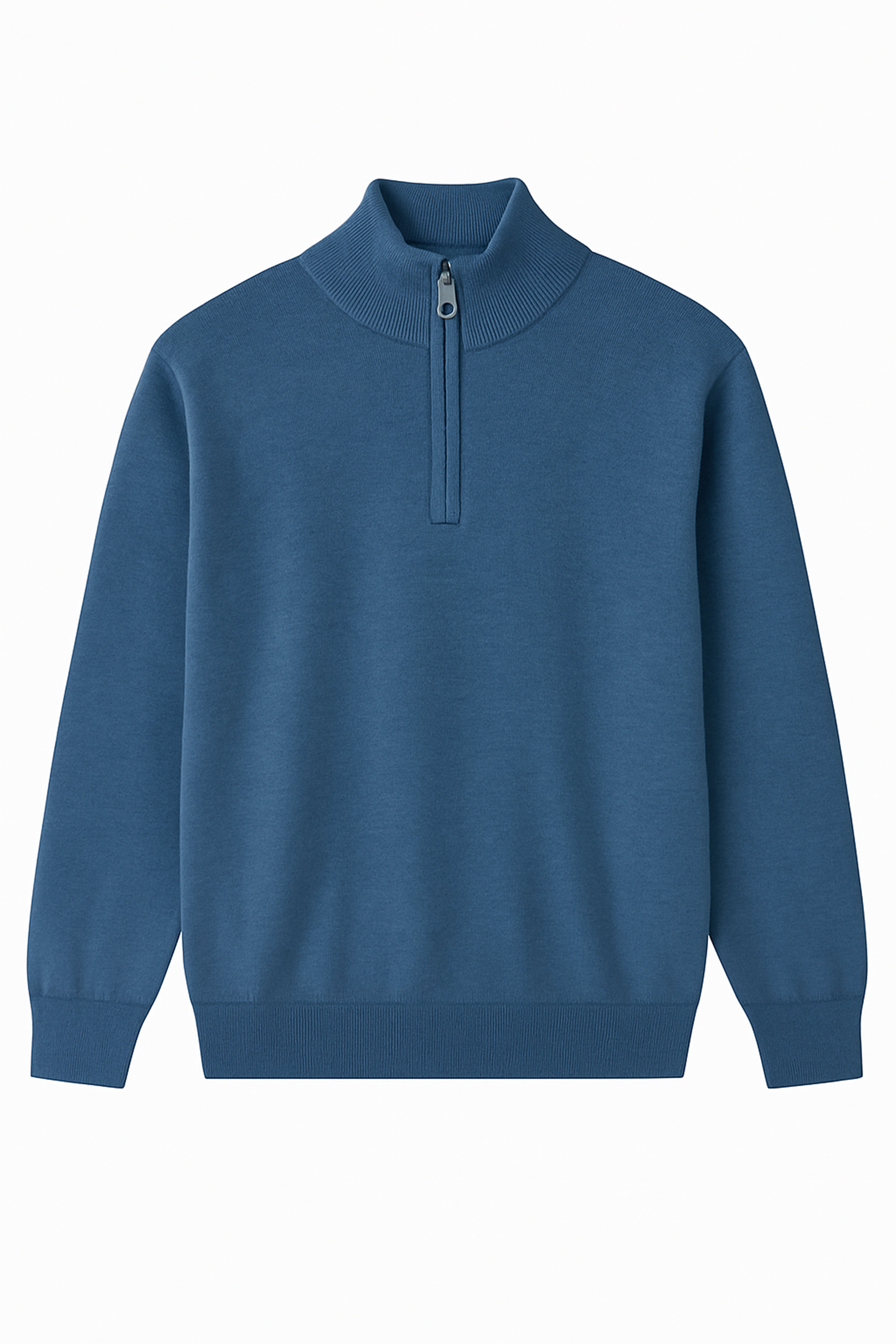 Maglioncino a collo alto mezza zip