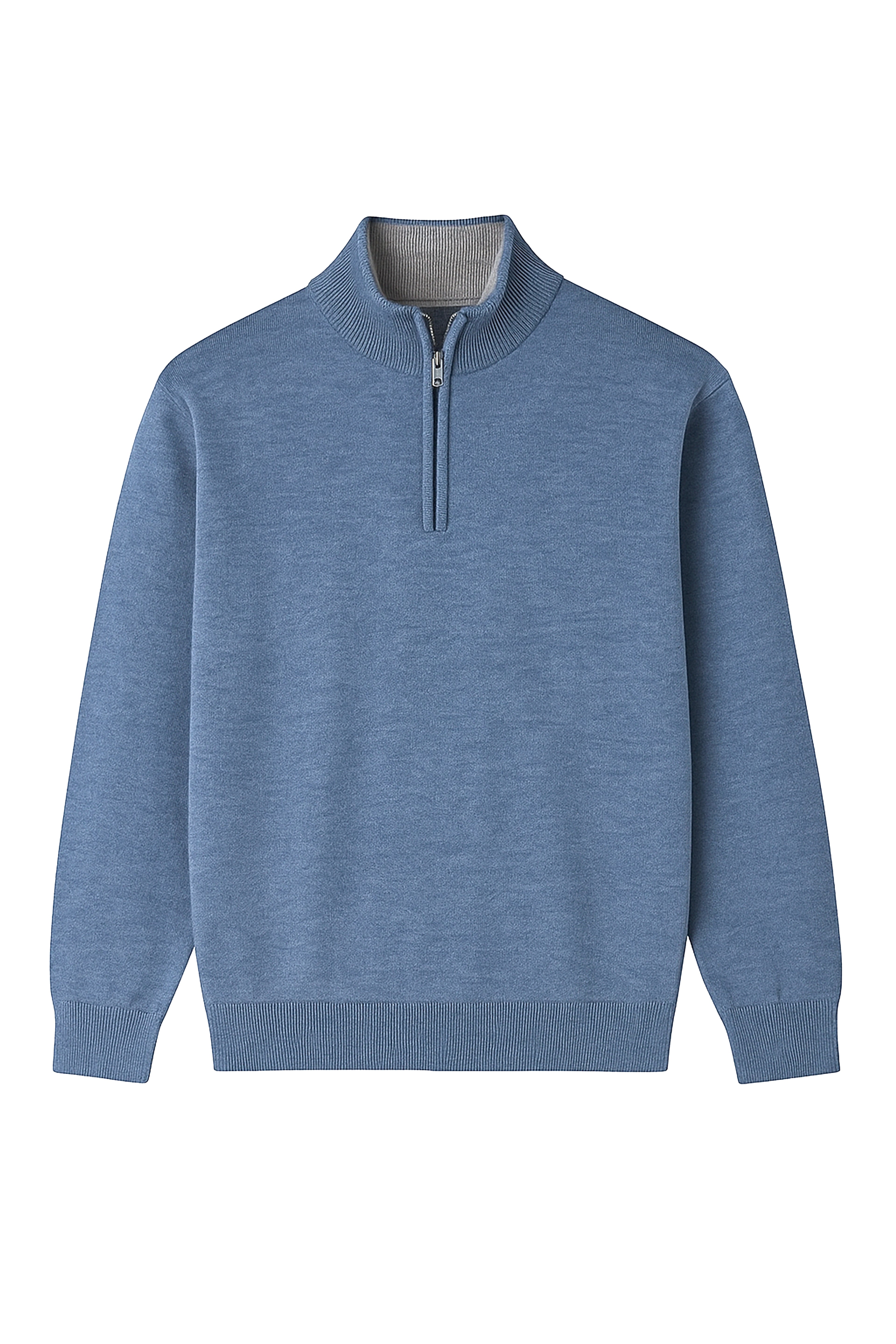 Maglioncino a collo alto mezza zip - Cashmere 10%