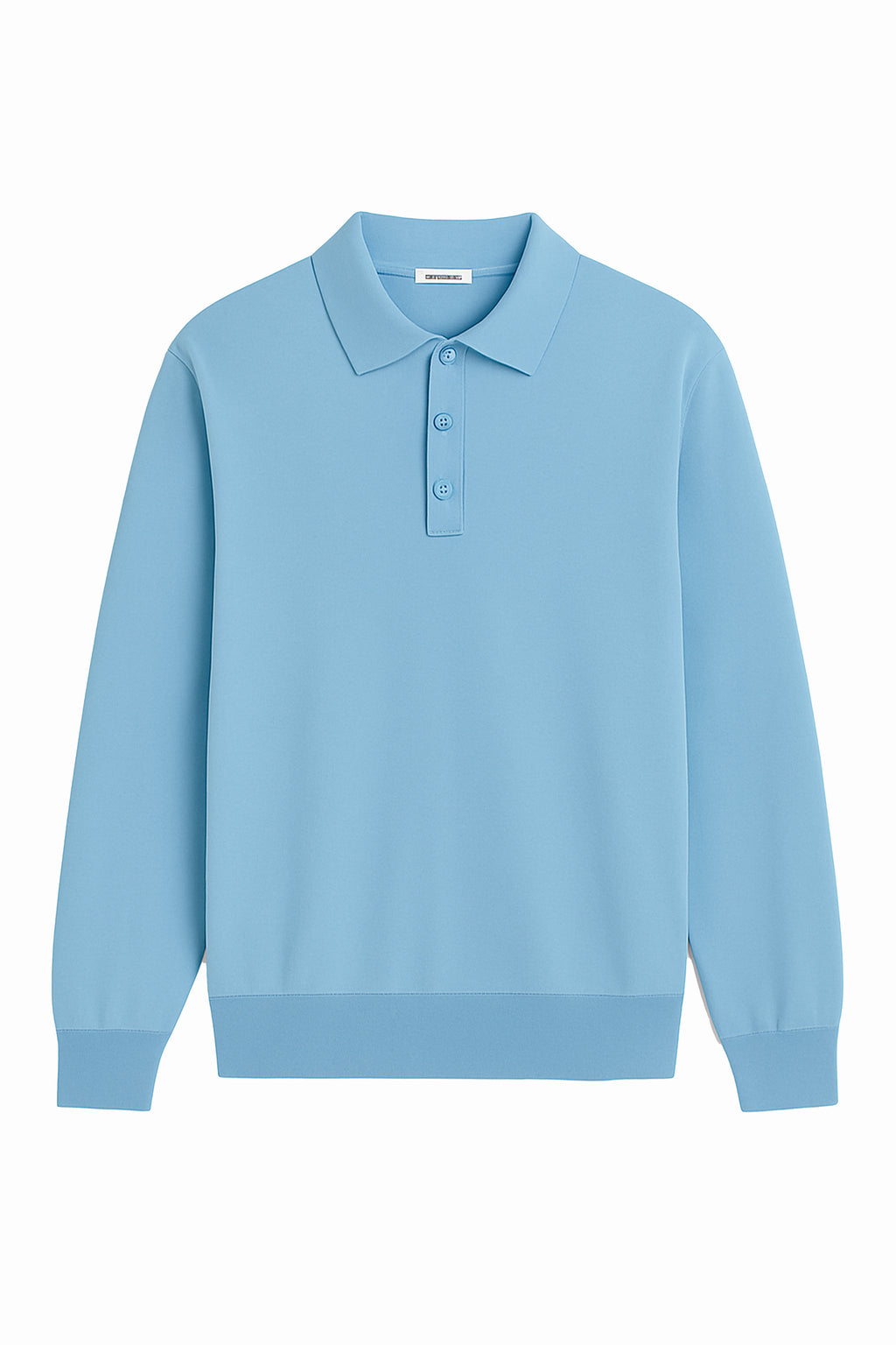 Polo manica lunga con bottoni
