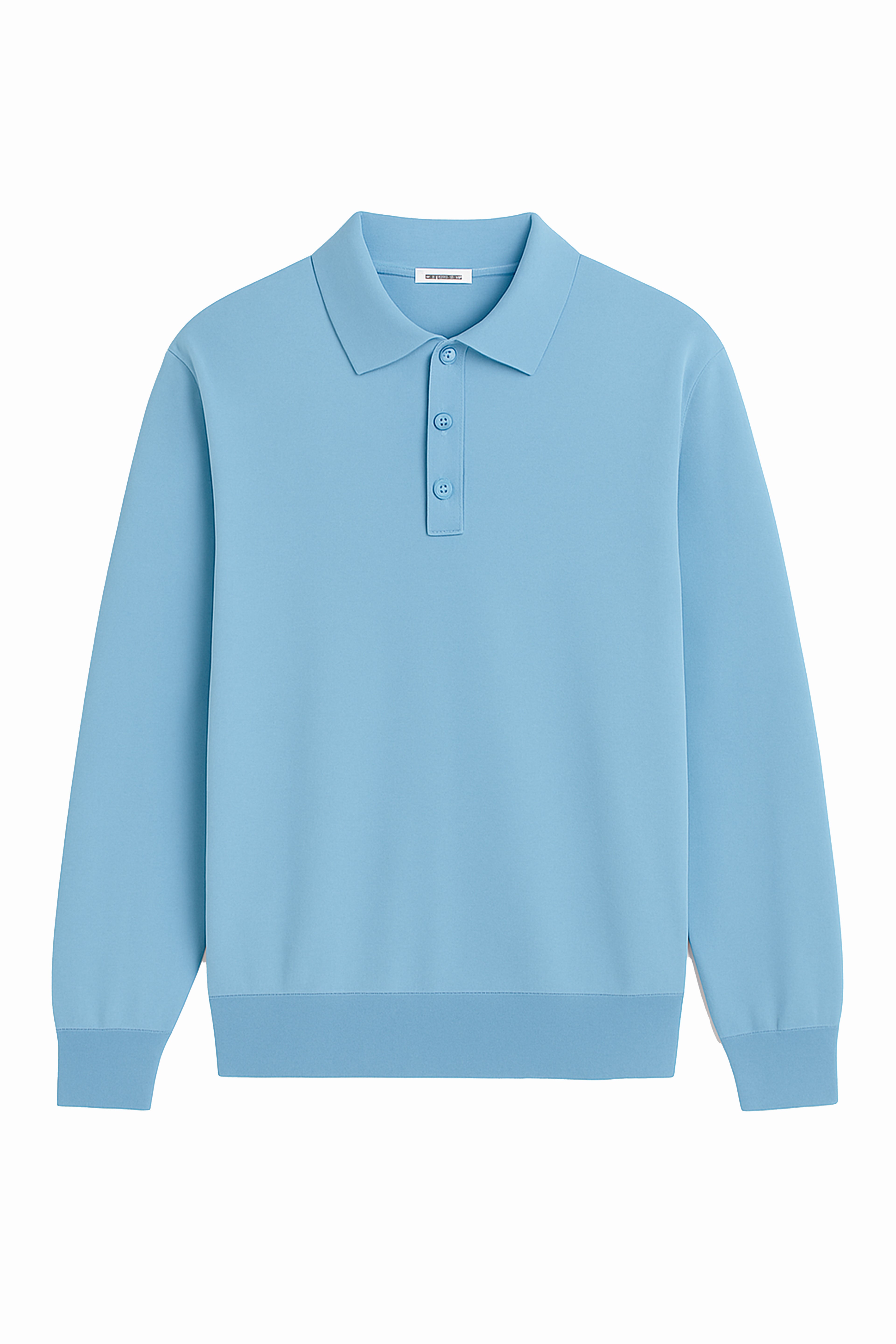 Polo manica lunga con bottoni
