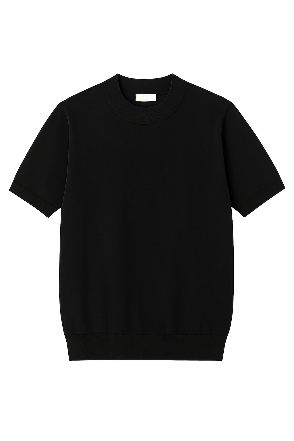 Maglia sartoriale filo di scozia a collo alto