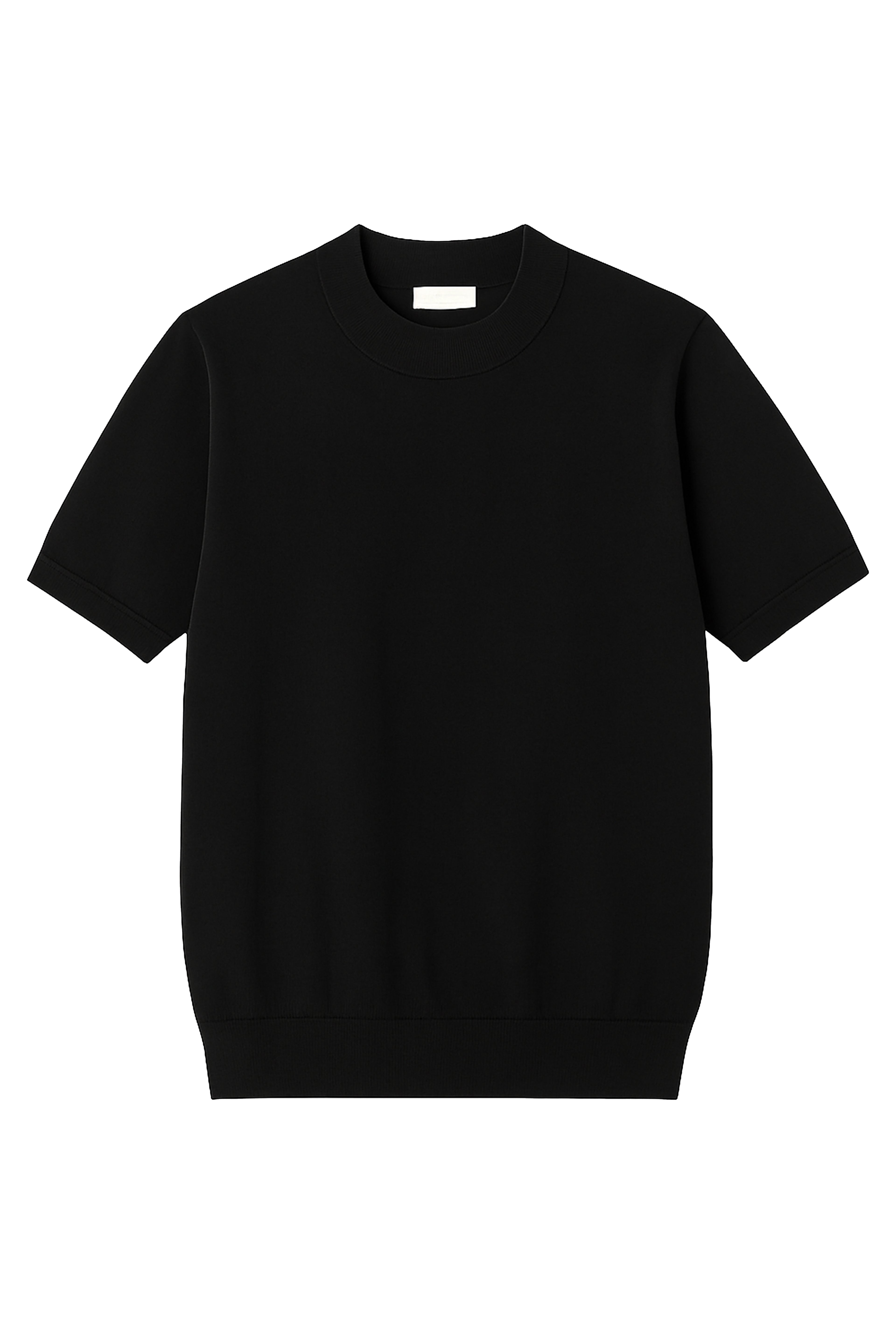 Maglia sartoriale filo di scozia a collo alto