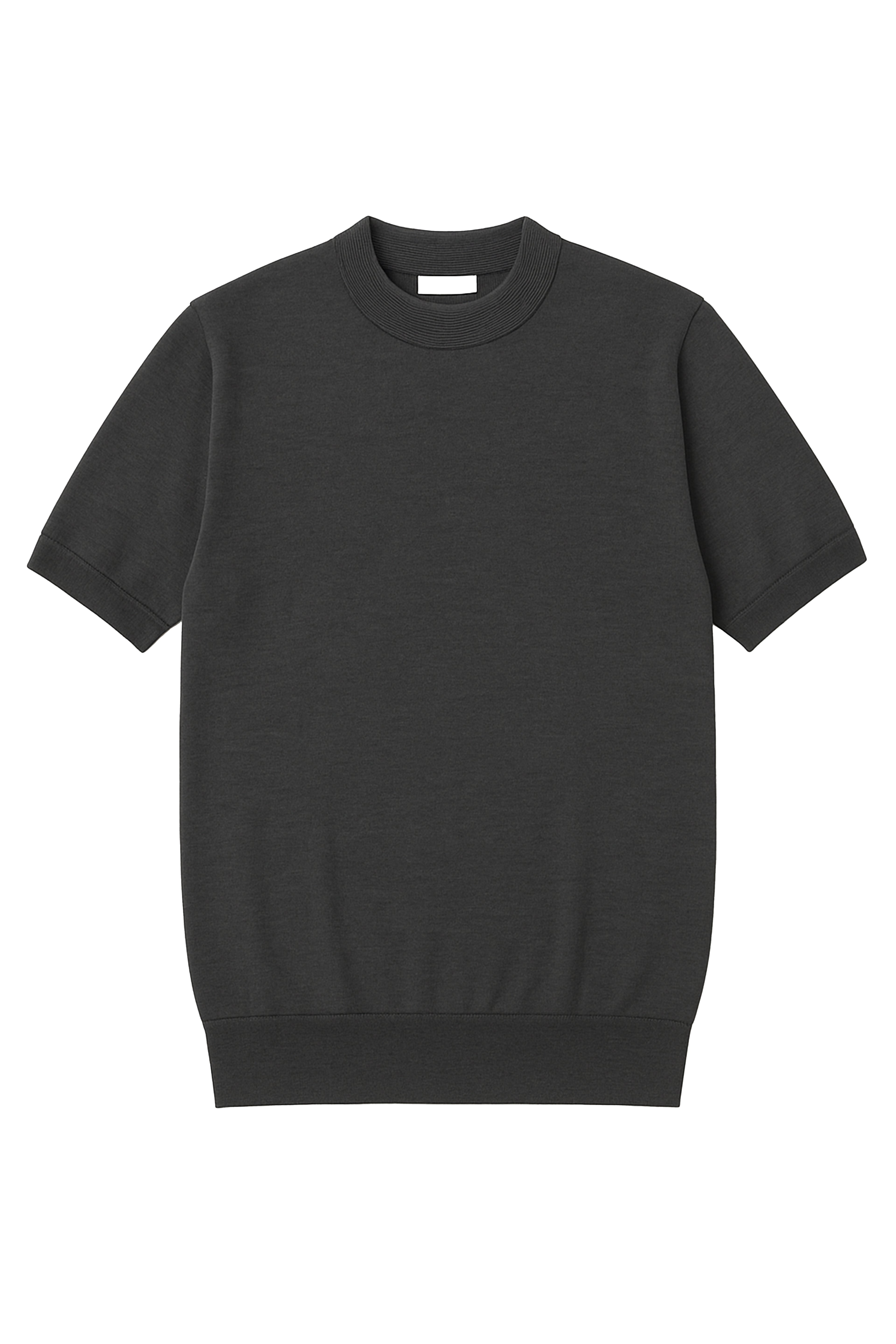 Maglia sartoriale filo di scozia a collo alto