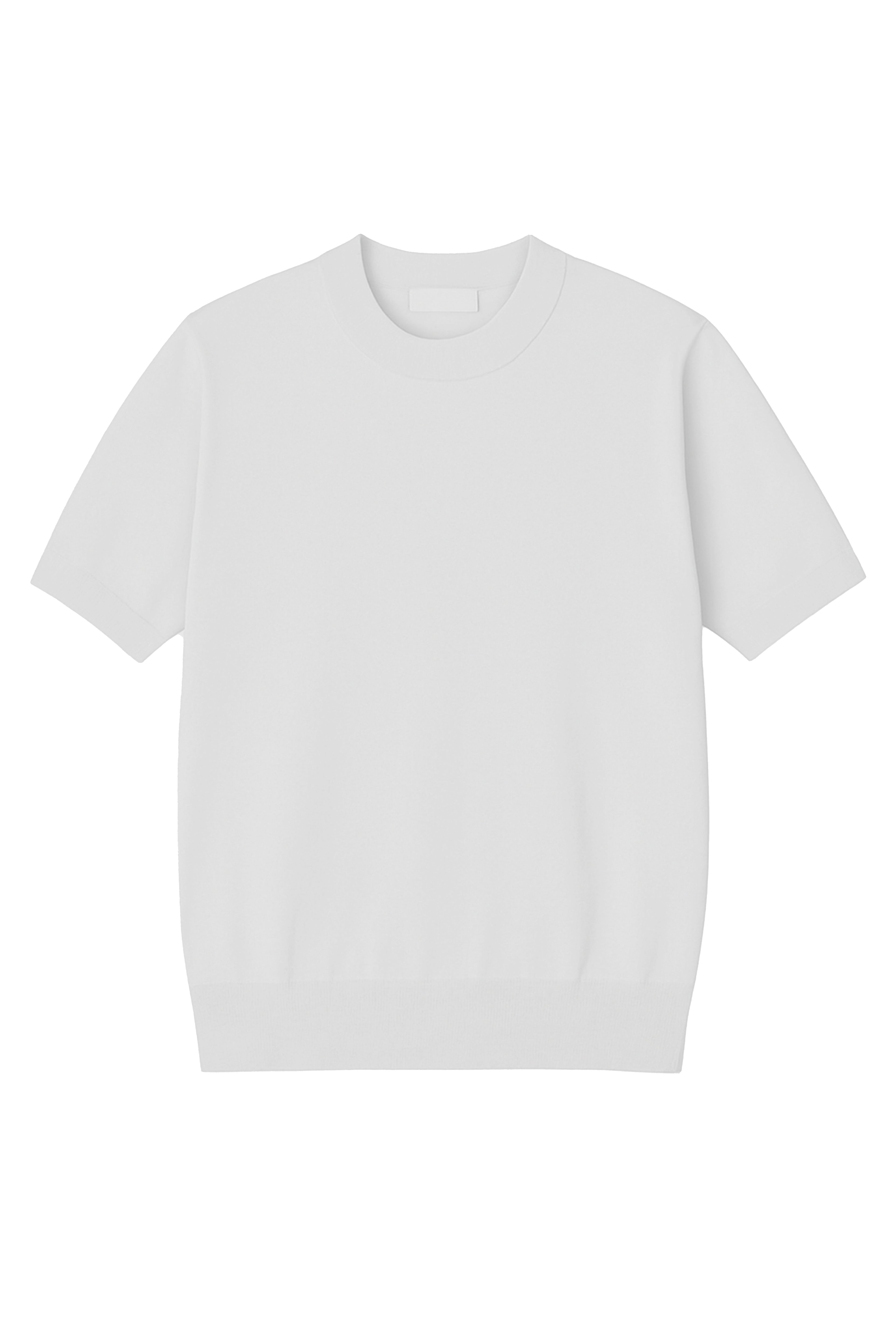 Maglia sartoriale filo di scozia a collo alto