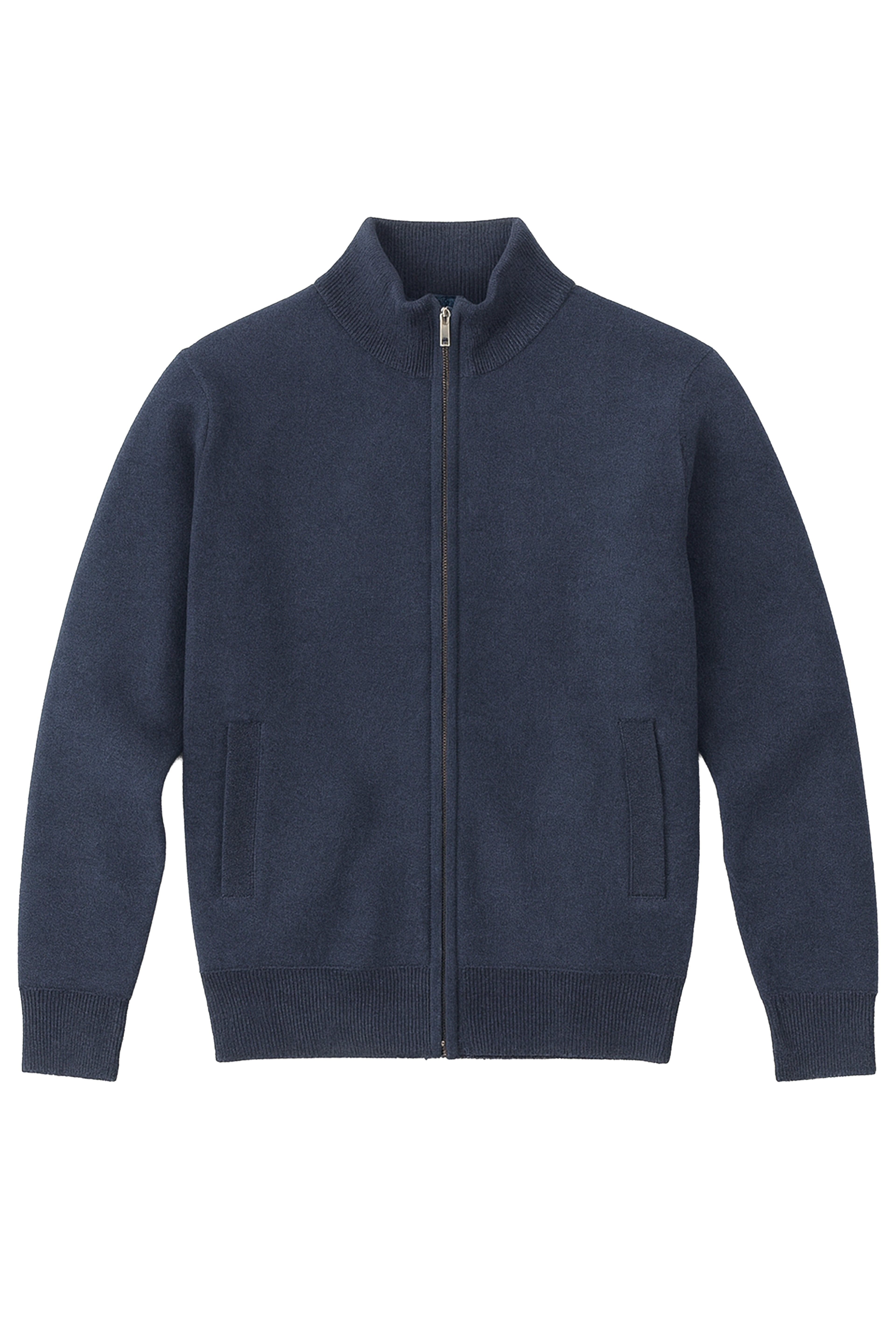 Bomber zip intera con tasche laterali