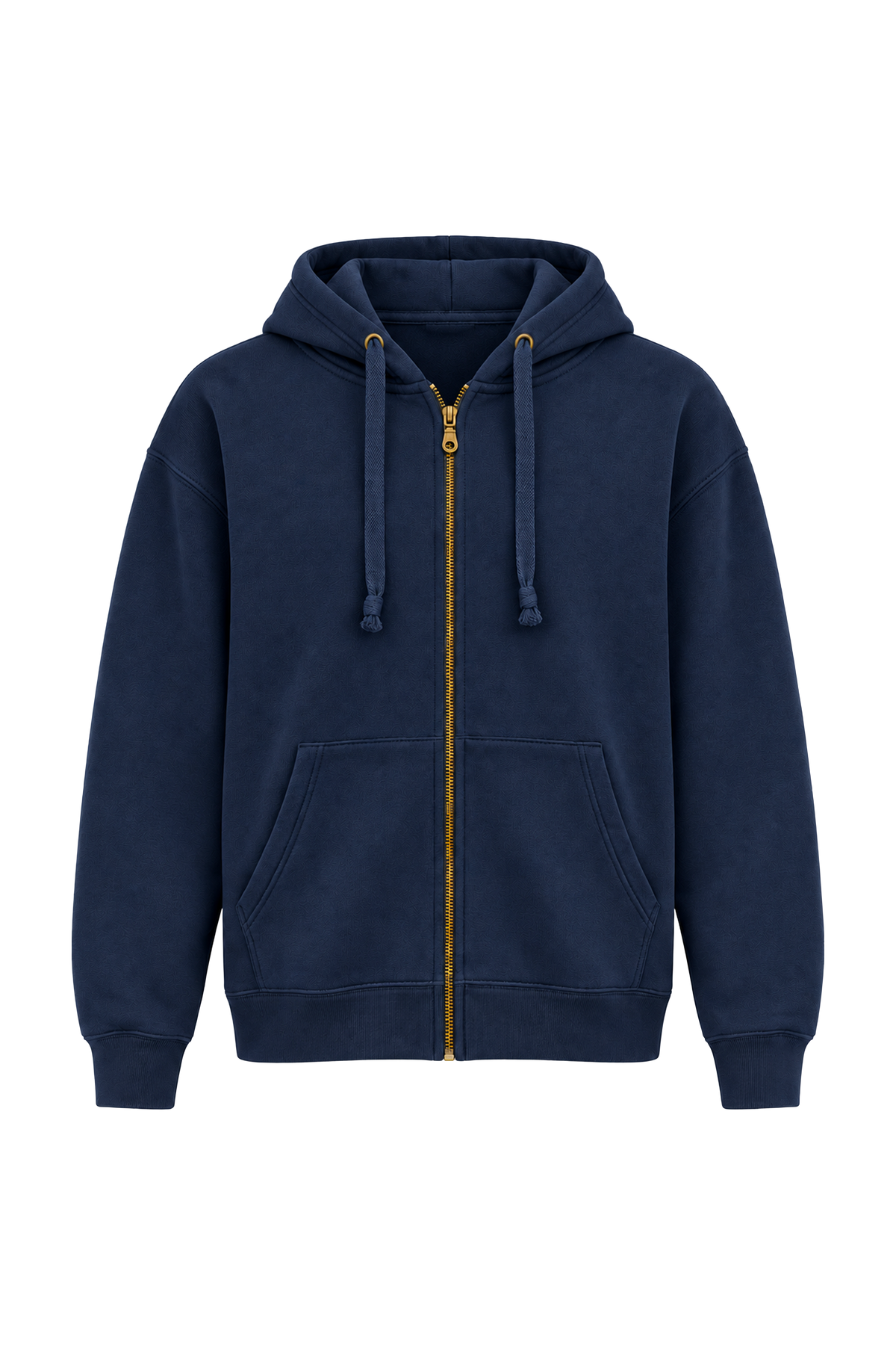 Felpa regular fit con zip - 80% cotone